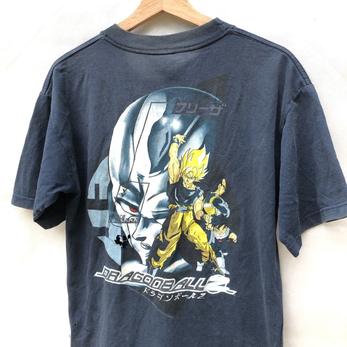 Anime Vintage DragonBall Z Goku Anime Distressed Fading Tshirt Size US M / EU 48-50 / 2 - 4 Thumbnail