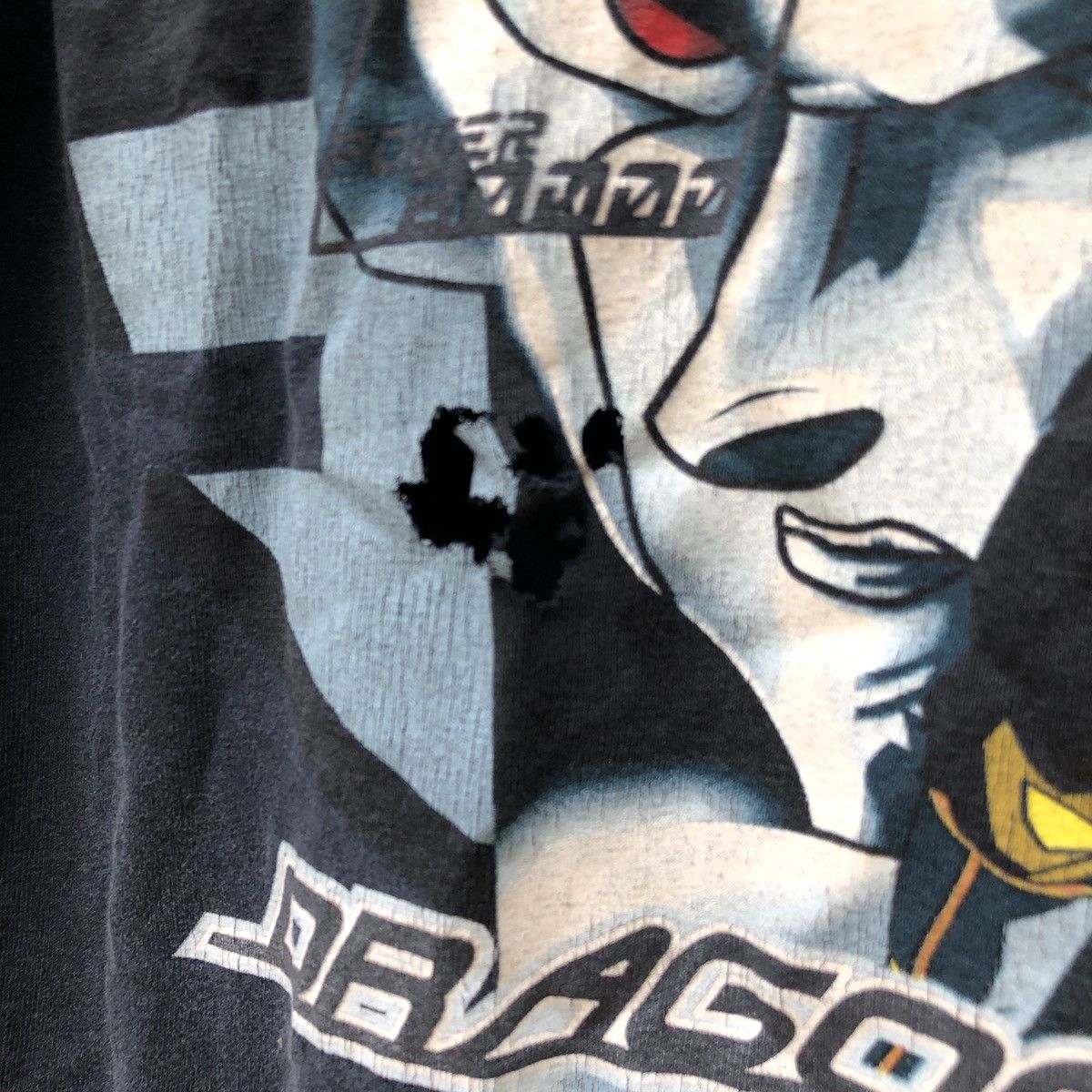 Anime Vintage DragonBall Z Goku Anime Distressed Fading Tshirt Size US M / EU 48-50 / 2 - 9 Thumbnail