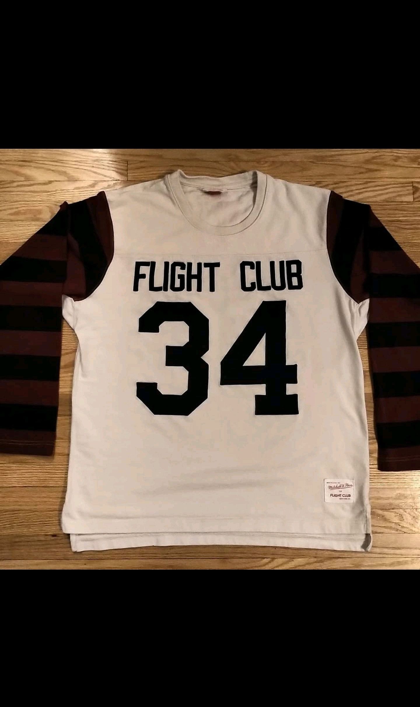 Mitchell & Ness Flight Club FCNY Bo Jackson #34 Black Jersey Shirt Size  2XL (52)