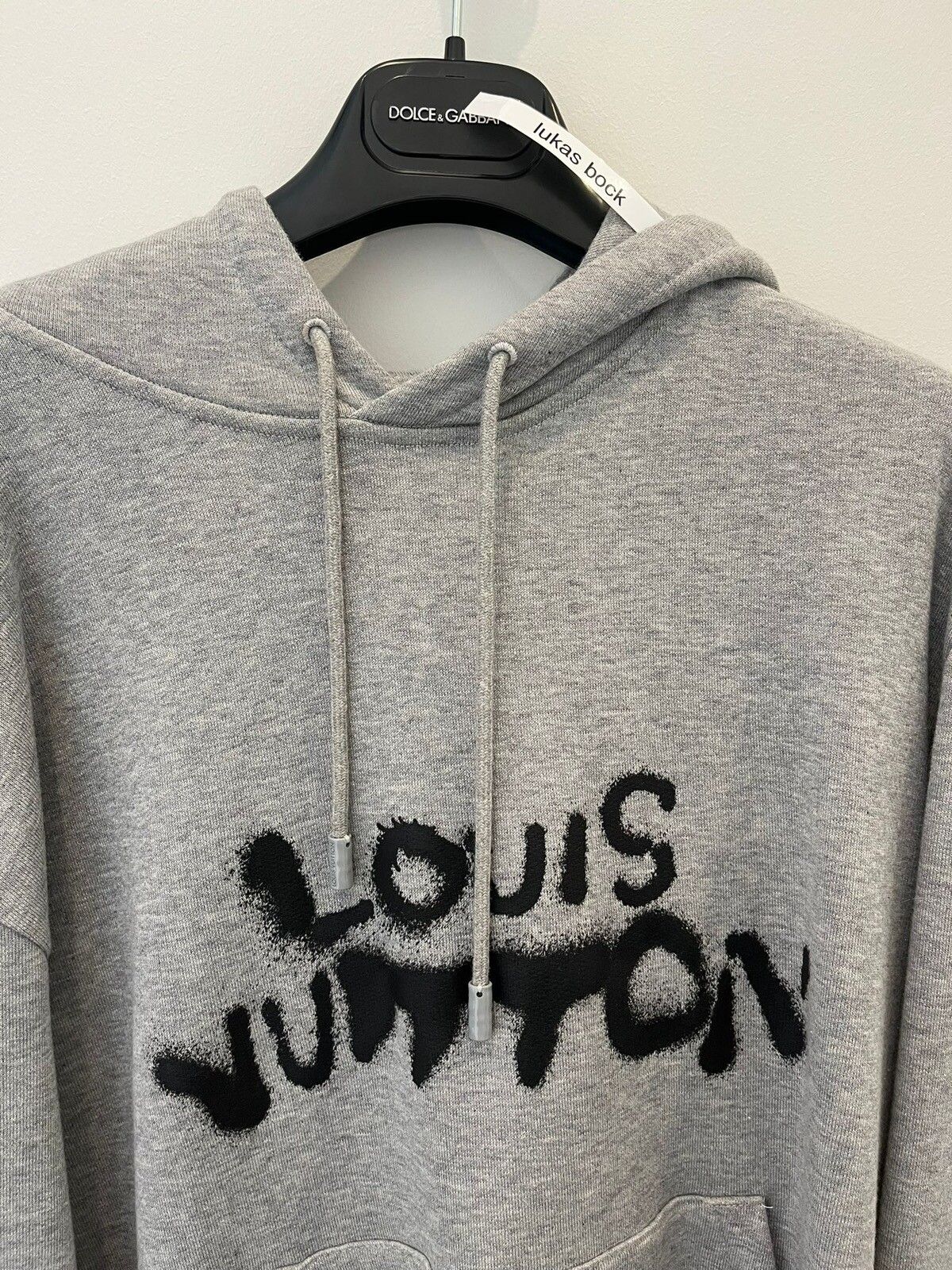 Louis Vuitton 2021 Neon Working Man Hoodie w/ Tags - Grey Sweatshirts &  Hoodies, Clothing - LOU793951