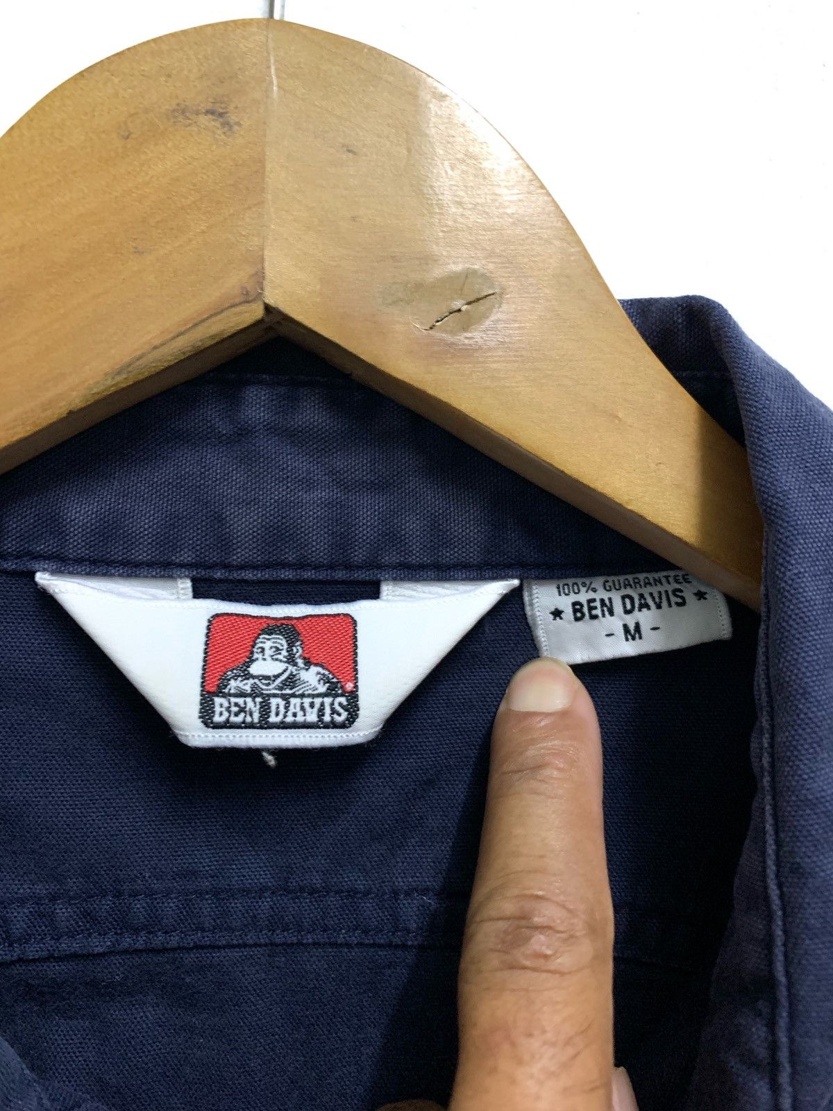 Ben Davis BEN DAVIS Navy Blue Flannel. Size US M / EU 48-50 / 2 - 12 Thumbnail