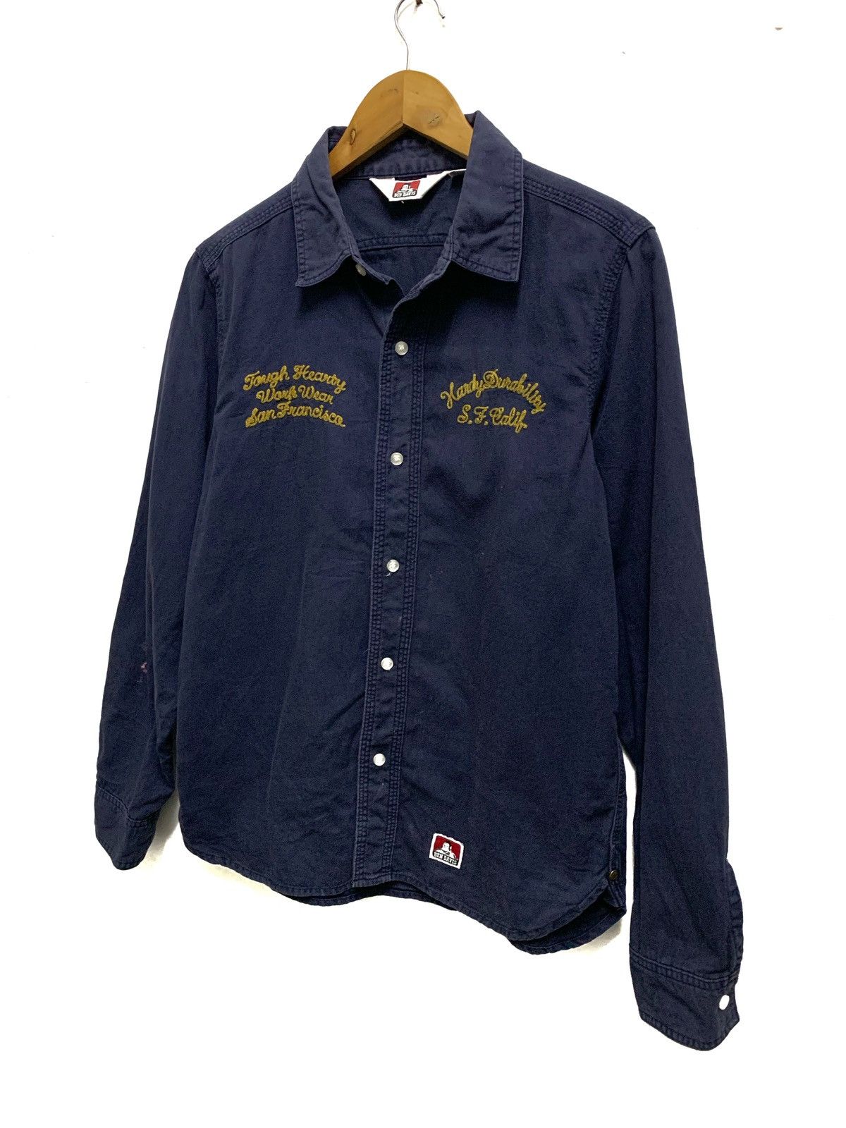 Ben Davis BEN DAVIS Navy Blue Flannel. Size US M / EU 48-50 / 2 - 1 Thumbnail