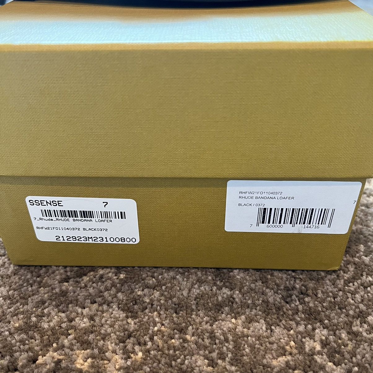 Rhude Rhude Bandana Loafer Black Size 7 Size US 7 / EU 40 - 4 Thumbnail