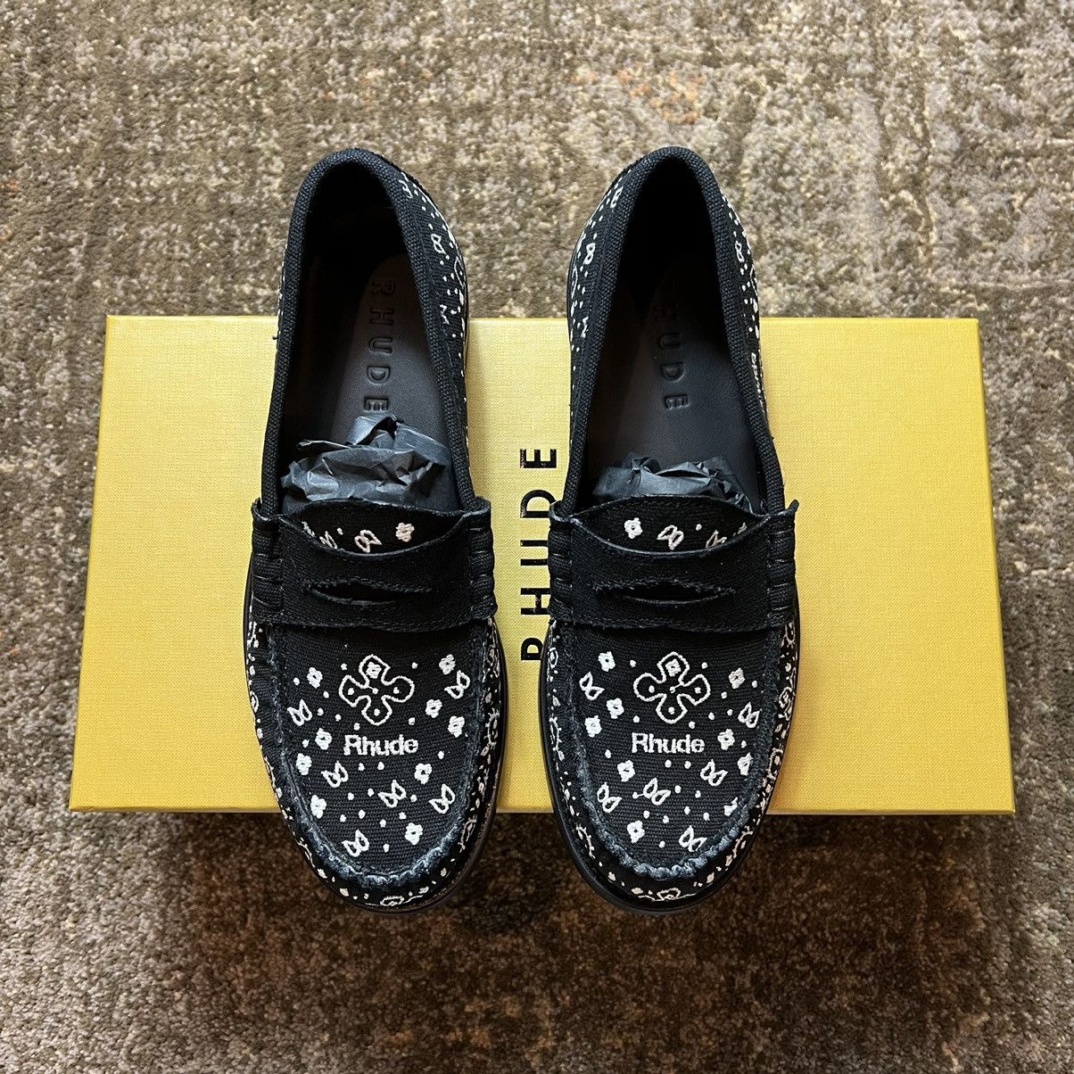 Rhude Rhude Bandana Loafer Black Size 7 Size US 7 / EU 40 - 1 Thumbnail