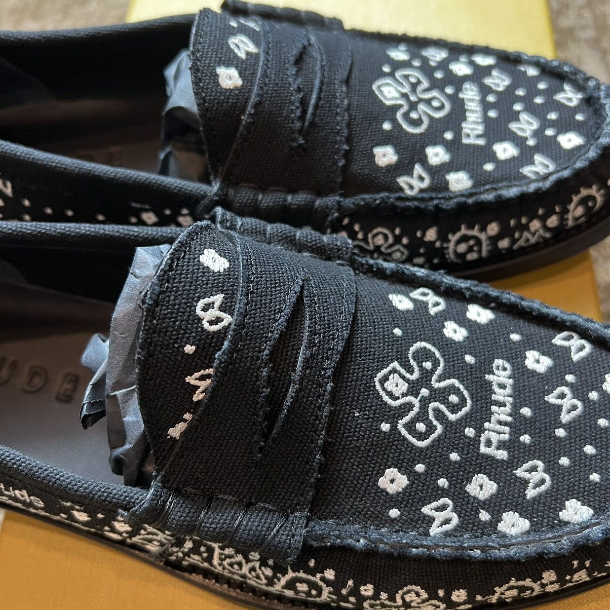 Rhude Rhude Bandana Loafer Black Size 7 Size US 7 / EU 40 - 5 Thumbnail