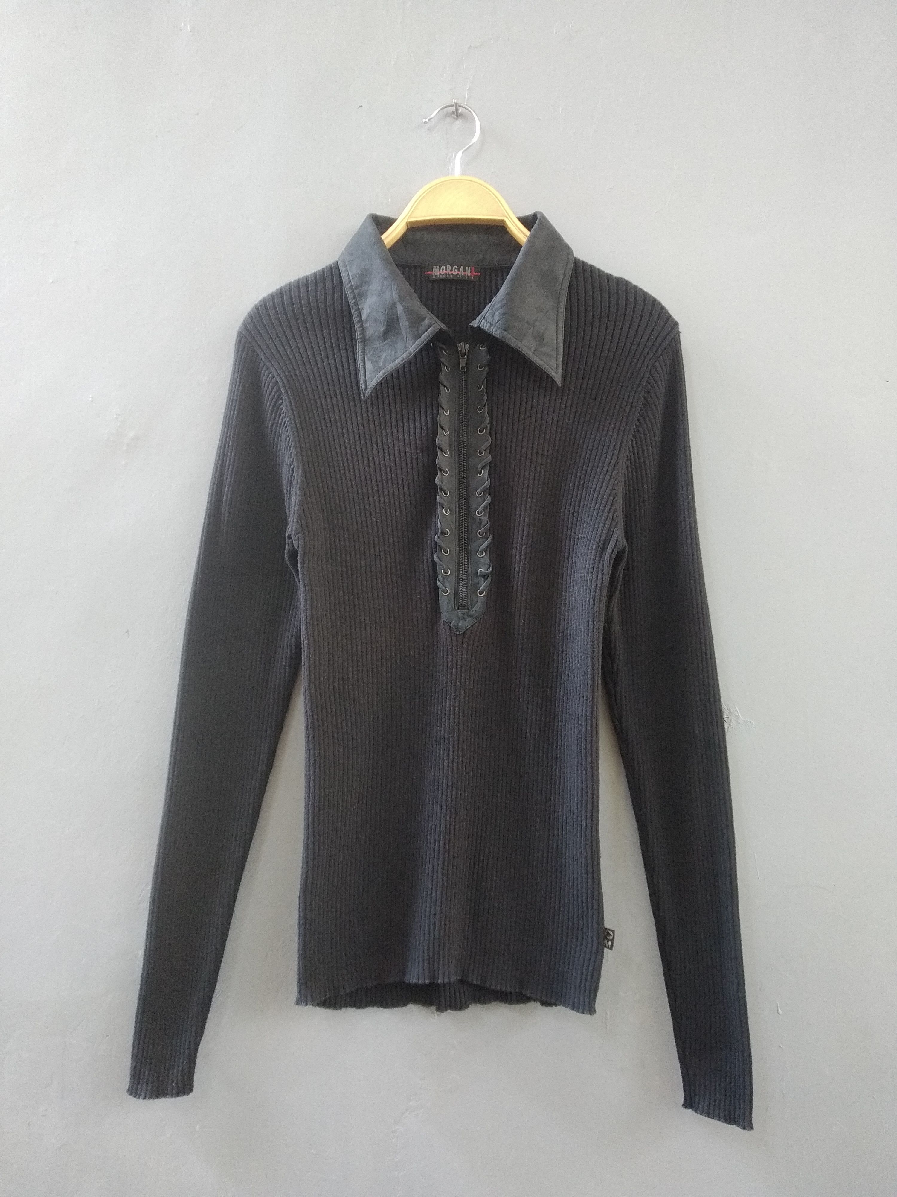 If Six Was Nine Morgan homme half zip knit long sleeve shirt Size US M / EU 48-50 / 2 - 1 Thumbnail