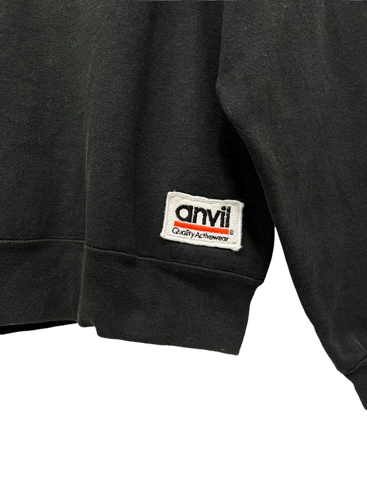 Anvil × Vintage Vintage ANVIL Faded Black Sweater Made In USA Size US M / EU 48-50 / 2 - 3 Thumbnail