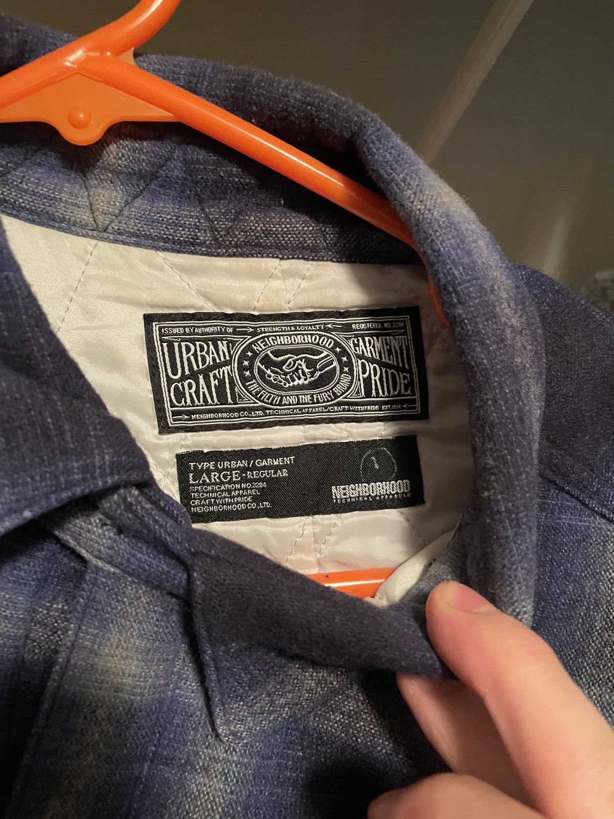Neighborhood Neighborhood blue jacket size L Size US L / EU 52-54 / 3 - 2 Thumbnail