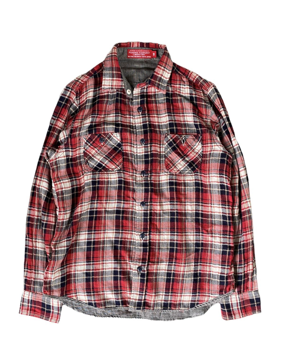 Japanese Brand × Nitraid × PPFM Tartan Reversible flannel Size US M / EU 48-50 / 2 - 1 Thumbnail