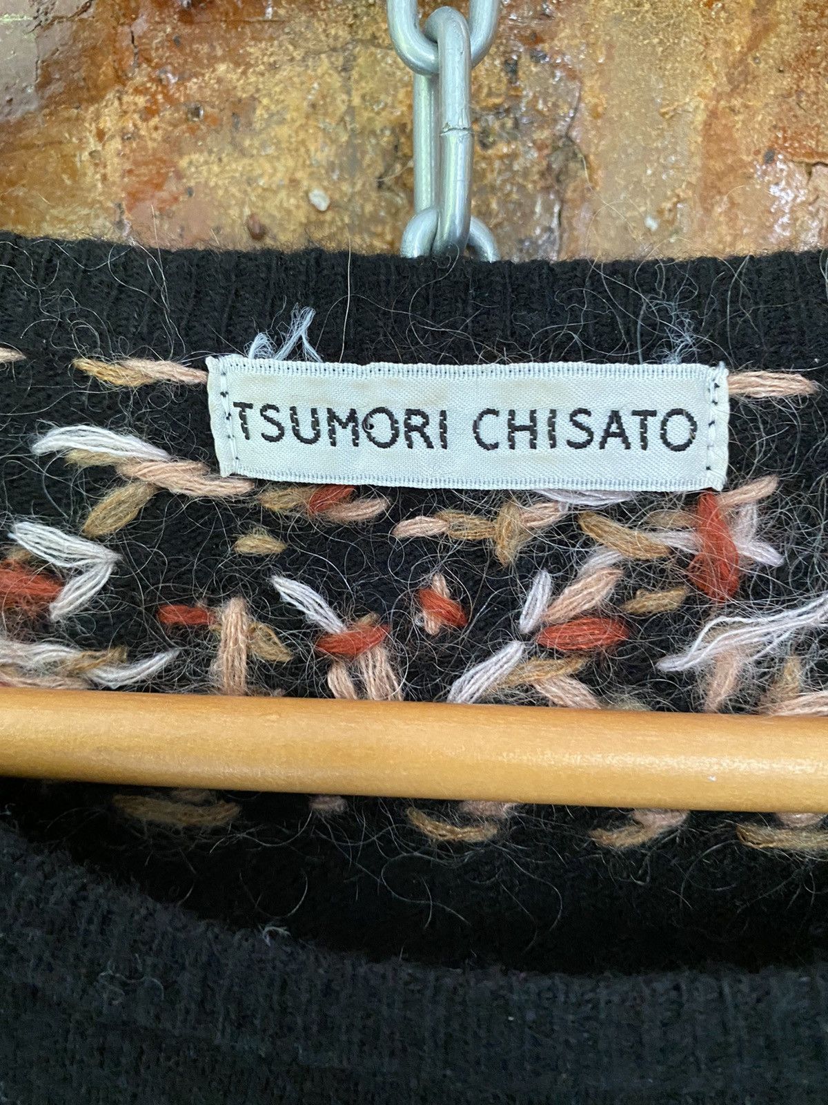 Tsumori Chisato Vtg Fox neck knit wool Size M / US 6-8 / IT 42-44 - 9 Thumbnail