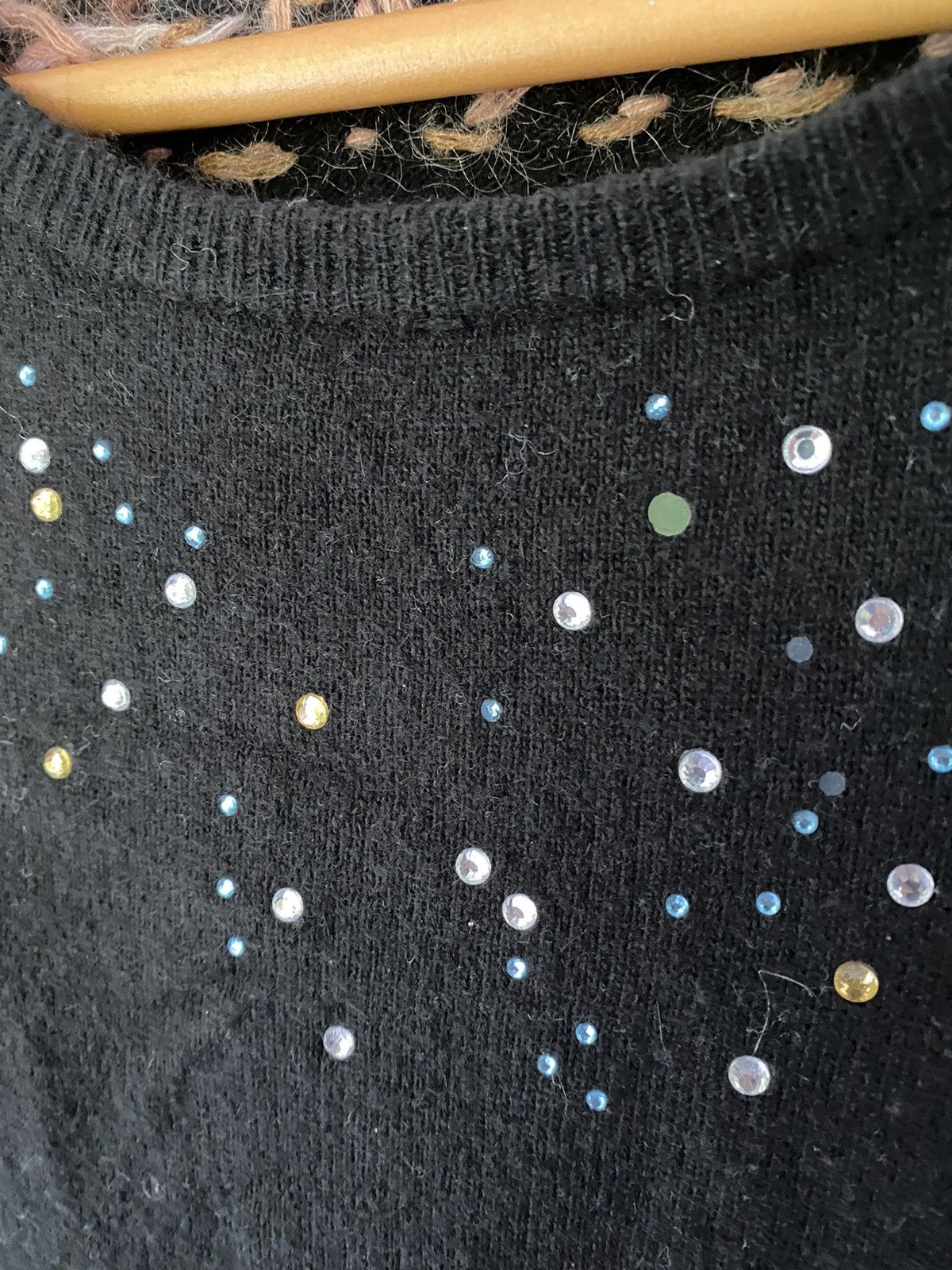 Tsumori Chisato Vtg Fox neck knit wool Size M / US 6-8 / IT 42-44 - 6 Thumbnail