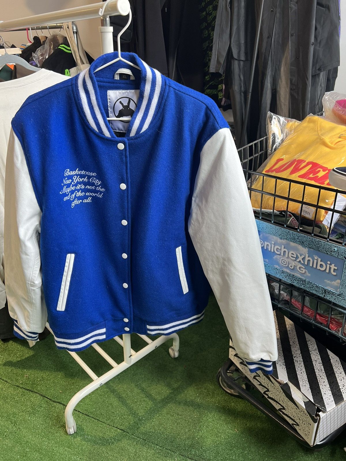 basketcase gallery Basketcase Gallery NYC Pop Up Exclusive Letterman Jacket Size US XL / EU 56 / 4 - 2 Thumbnail