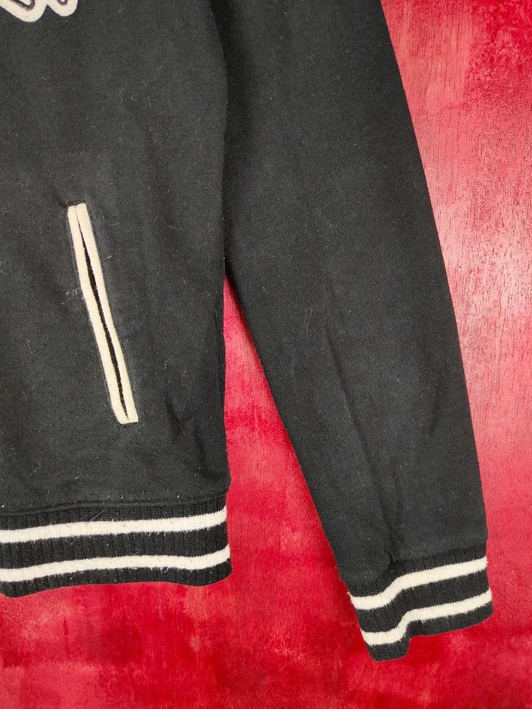 Japanese Brand C.O.L.Z.A Farewell Gratify Black varsity jacket #3245 Size S / US 4 / IT 40 - 9 Thumbnail