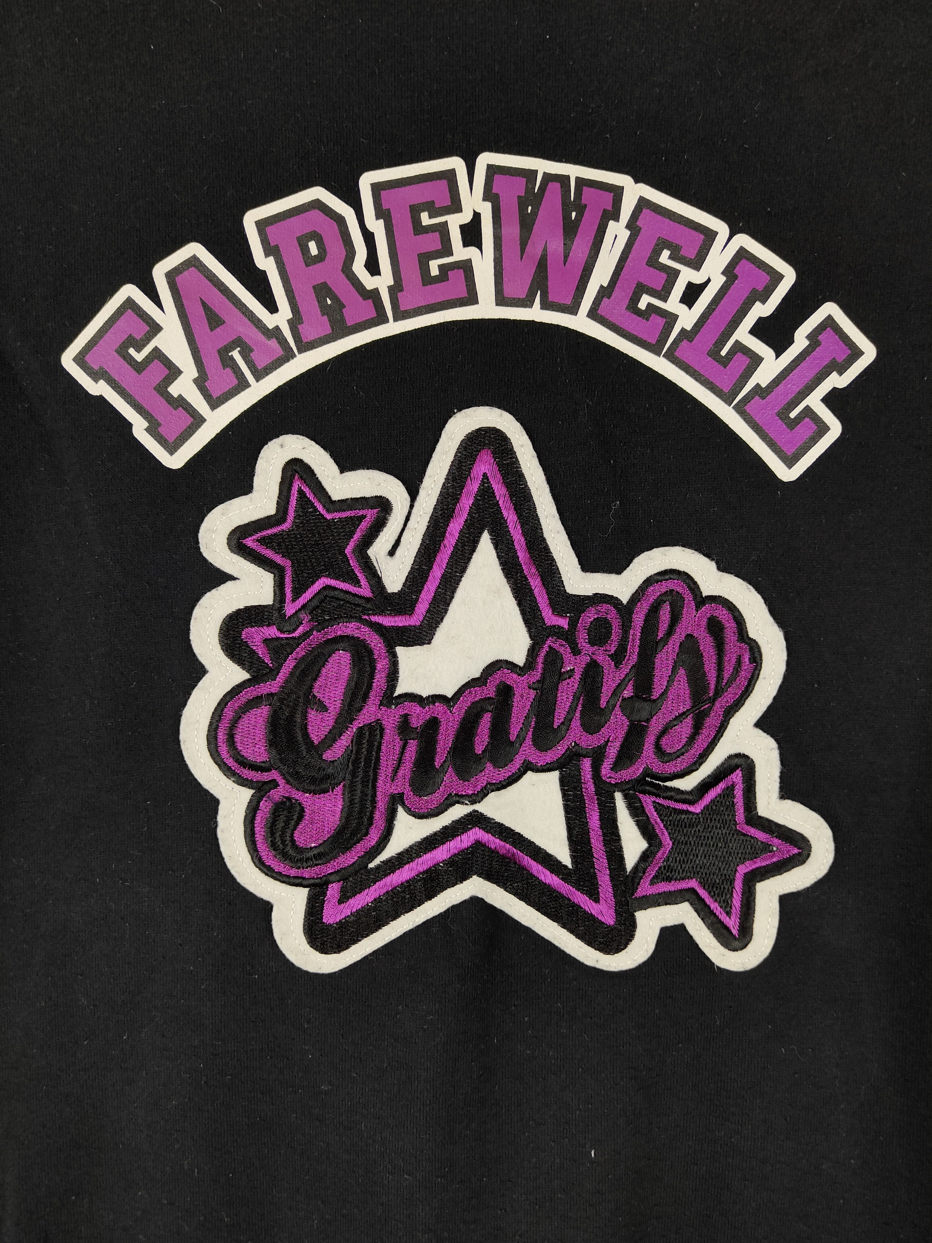 Japanese Brand C.O.L.Z.A Farewell Gratify Black varsity jacket #3245 Size S / US 4 / IT 40 - 2 Thumbnail