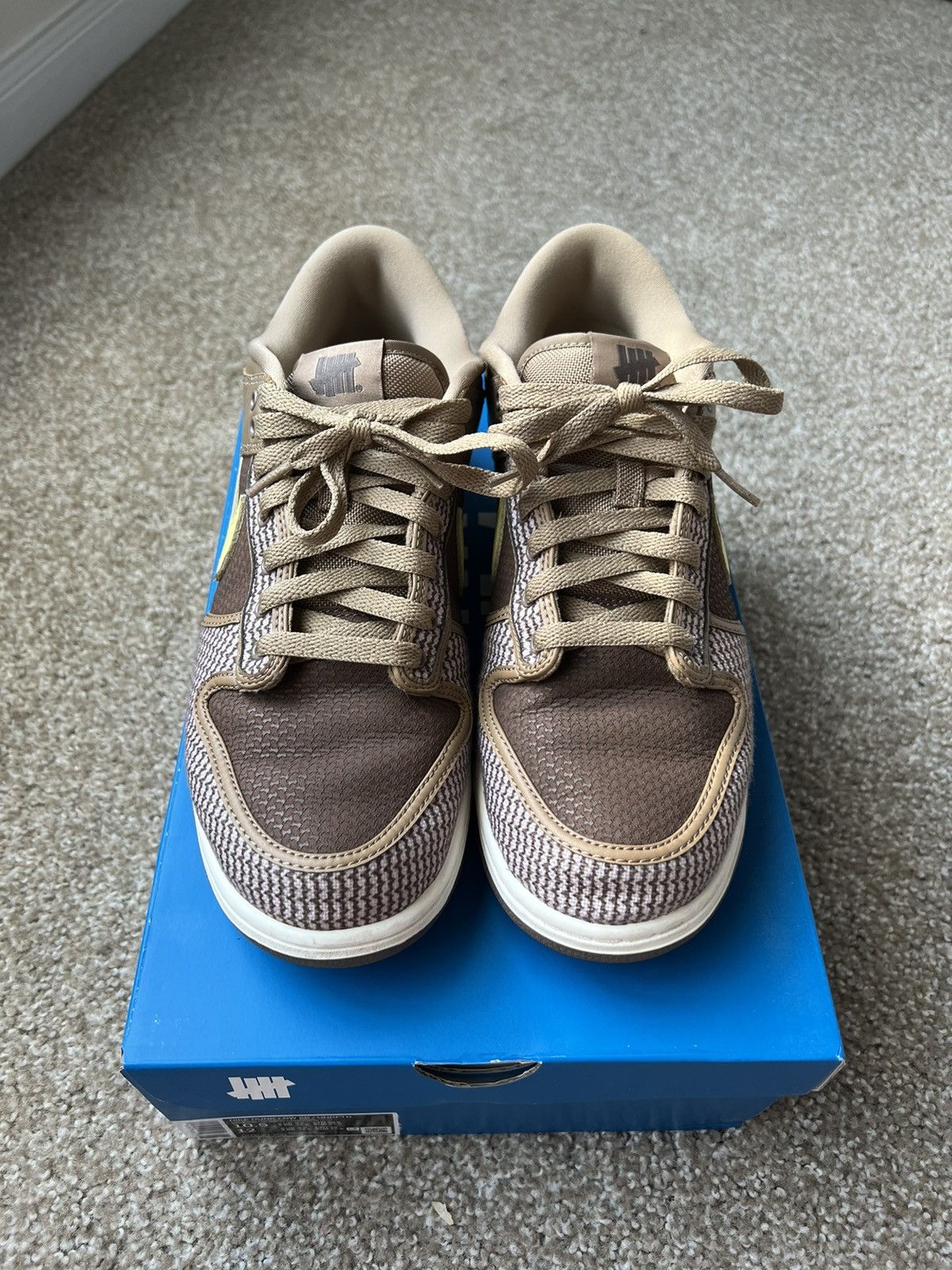 undefeated x nike dunk low canteen