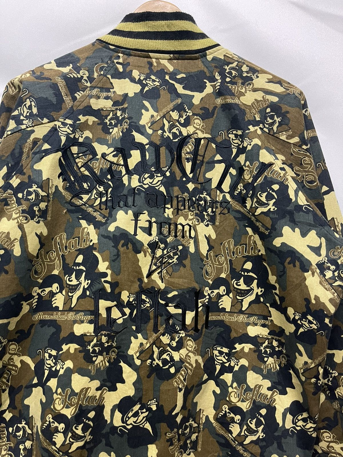 Japanese Brand LEFLAH ROUNDABOUT NO REGRET FULLPRINT JACKET Size US L / EU 52-54 / 3 - 9 Thumbnail