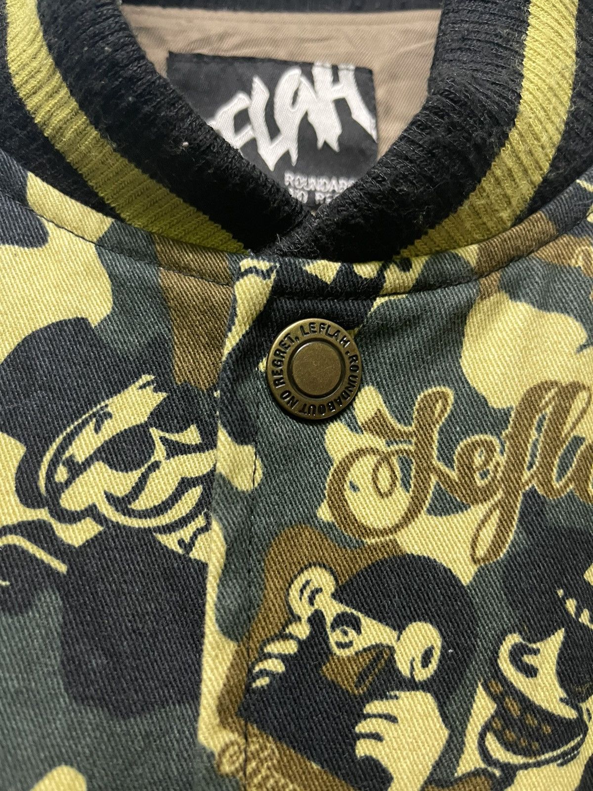 Japanese Brand LEFLAH ROUNDABOUT NO REGRET FULLPRINT JACKET Size US L / EU 52-54 / 3 - 5 Thumbnail