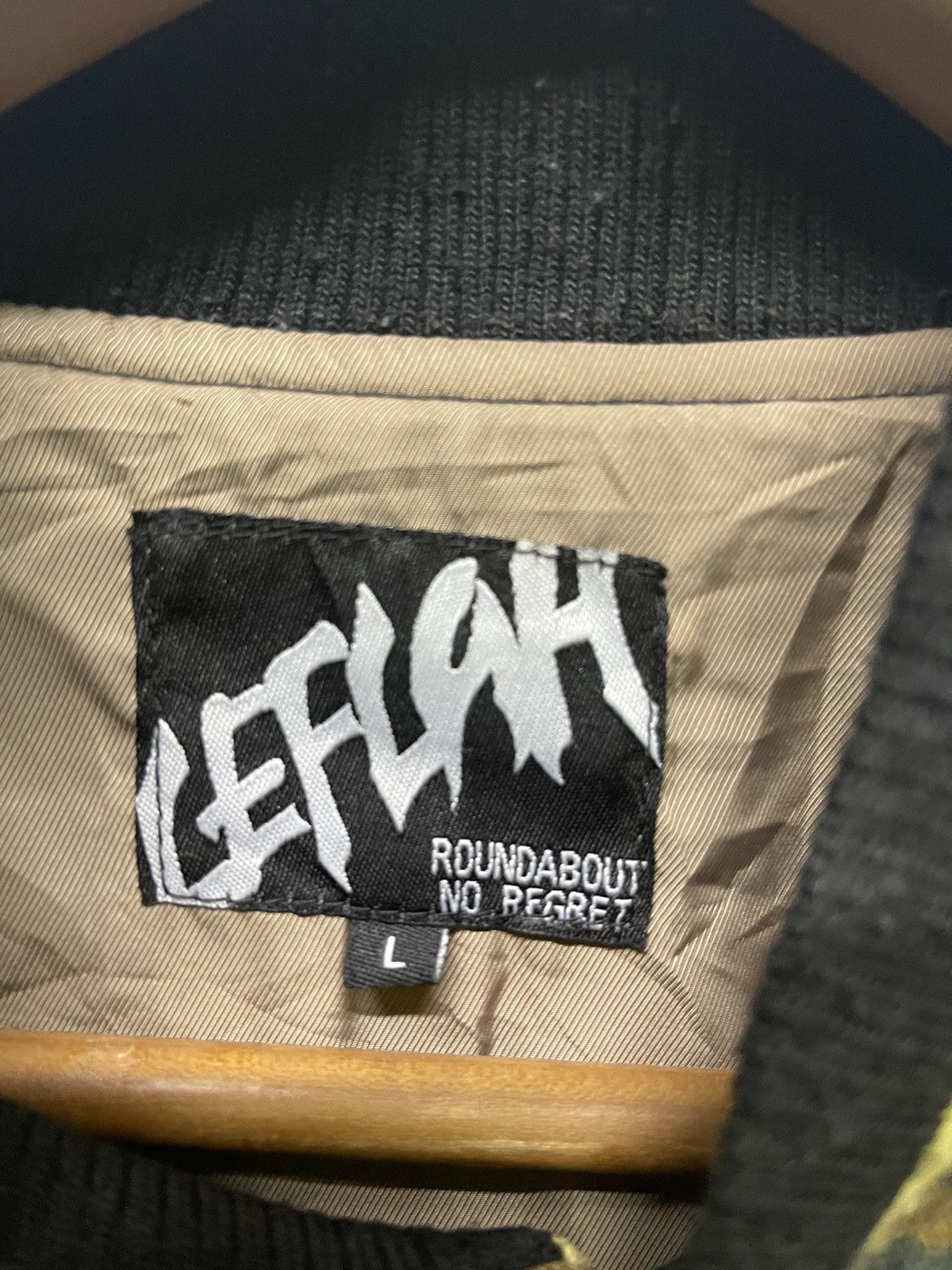 Japanese Brand LEFLAH ROUNDABOUT NO REGRET FULLPRINT JACKET Size US L / EU 52-54 / 3 - 11 Thumbnail