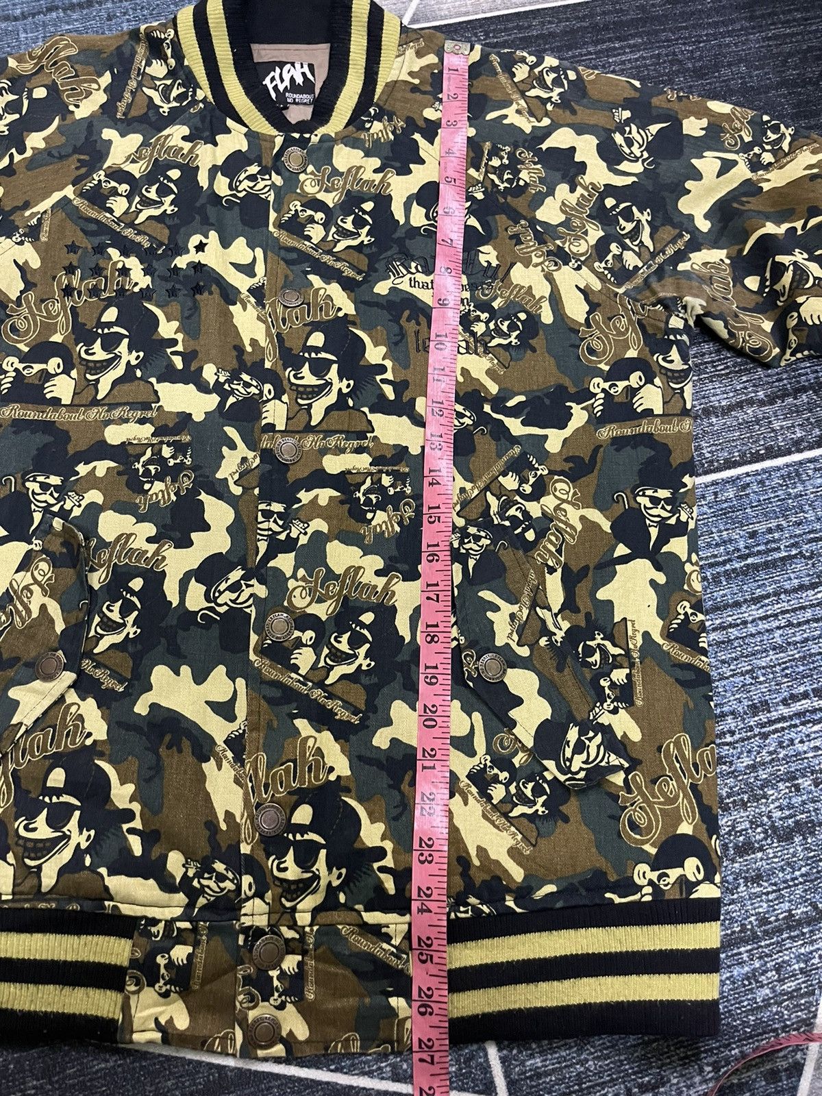Japanese Brand LEFLAH ROUNDABOUT NO REGRET FULLPRINT JACKET Size US L / EU 52-54 / 3 - 15 Thumbnail