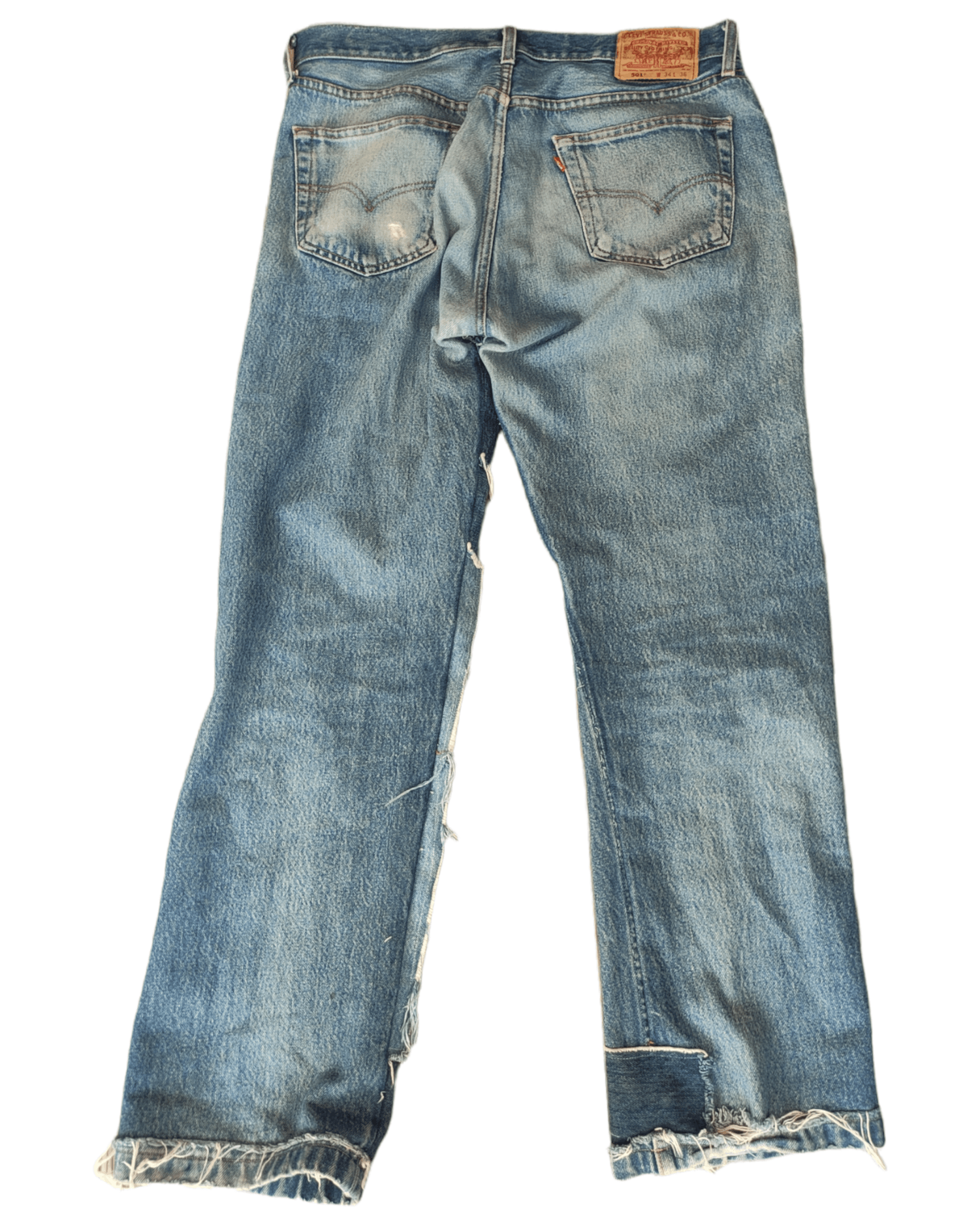 Japanese Brand custom 90s distressed Levi's 501 Size US 34 / EU 50 - 2 Thumbnail