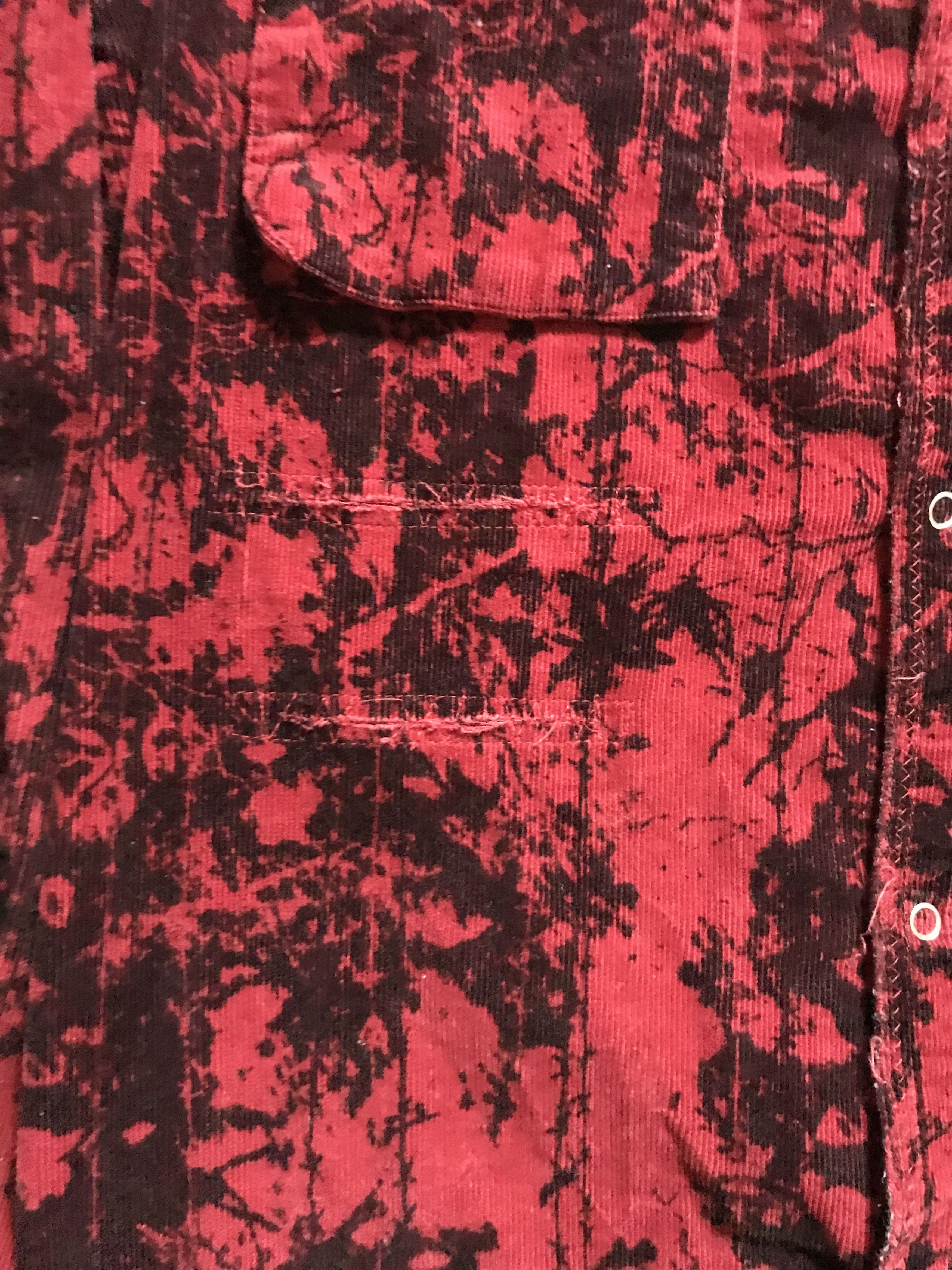 Japanese Brand × Seditionaries BUS8 BADGER Japan Seditionary Distressed Curduroy Punk Shirt Size US L / EU 52-54 / 3 - 10 Thumbnail
