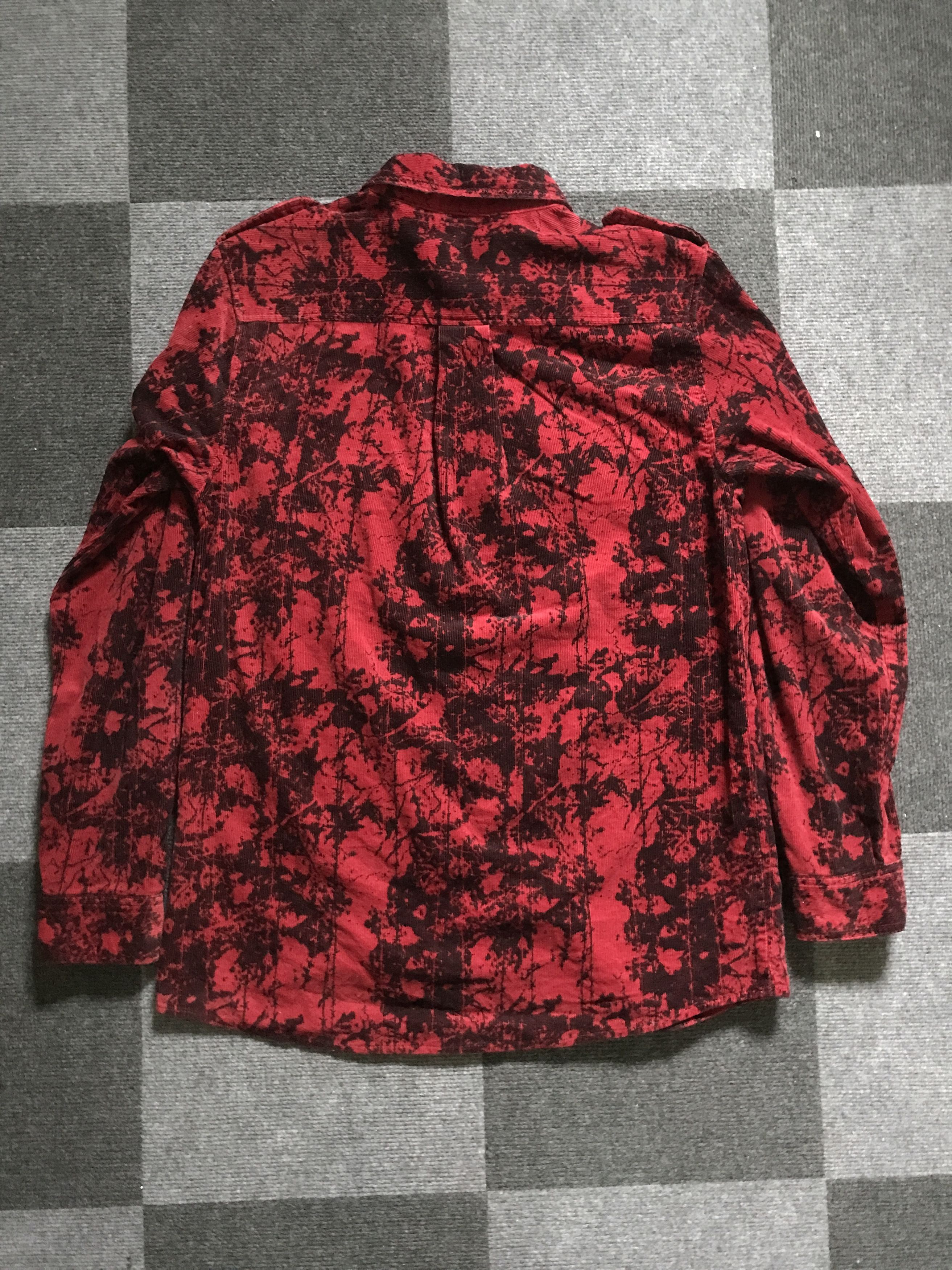 Japanese Brand × Seditionaries BUS8 BADGER Japan Seditionary Distressed Curduroy Punk Shirt Size US L / EU 52-54 / 3 - 7 Thumbnail