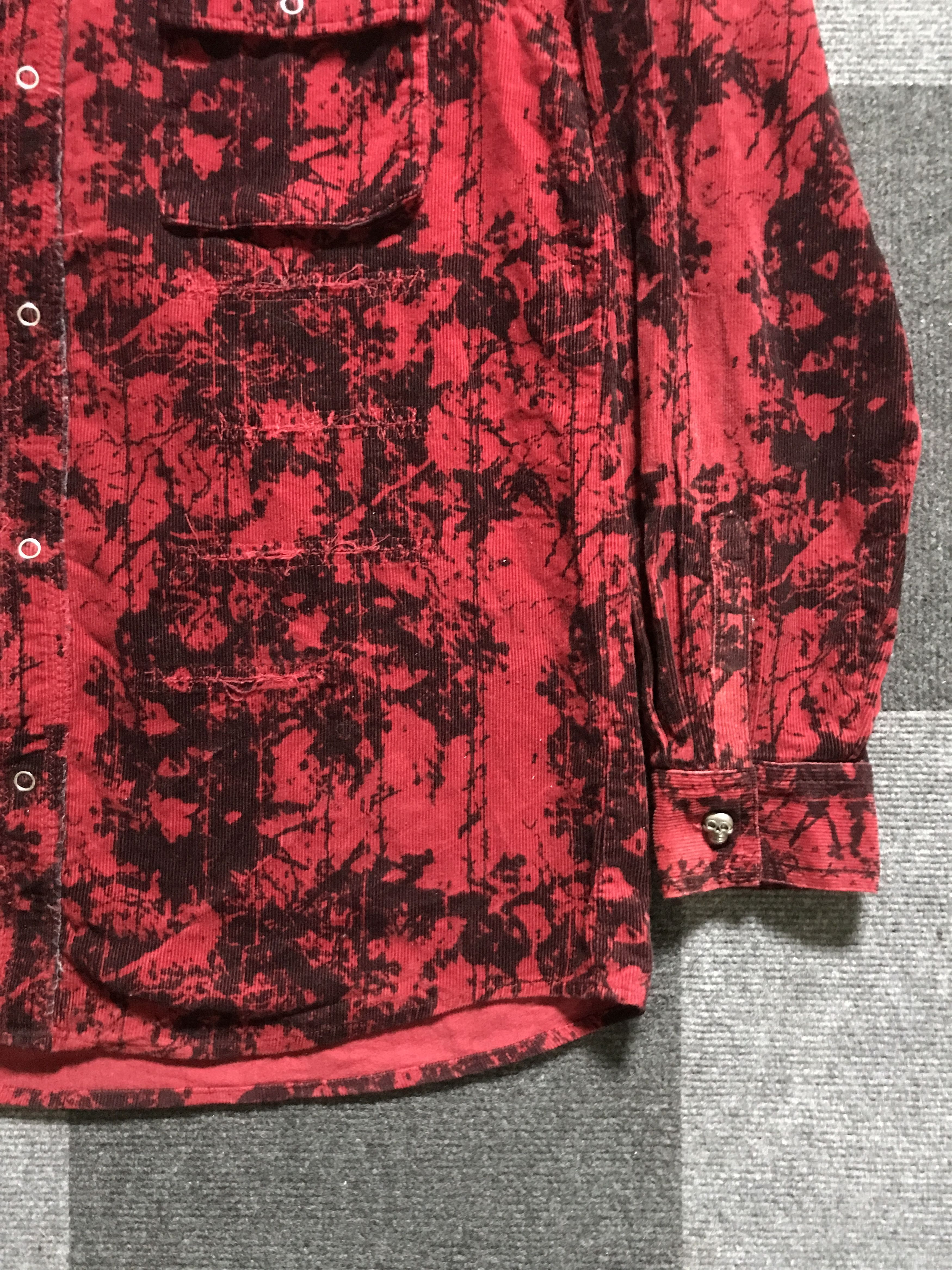 Japanese Brand × Seditionaries BUS8 BADGER Japan Seditionary Distressed Curduroy Punk Shirt Size US L / EU 52-54 / 3 - 3 Thumbnail