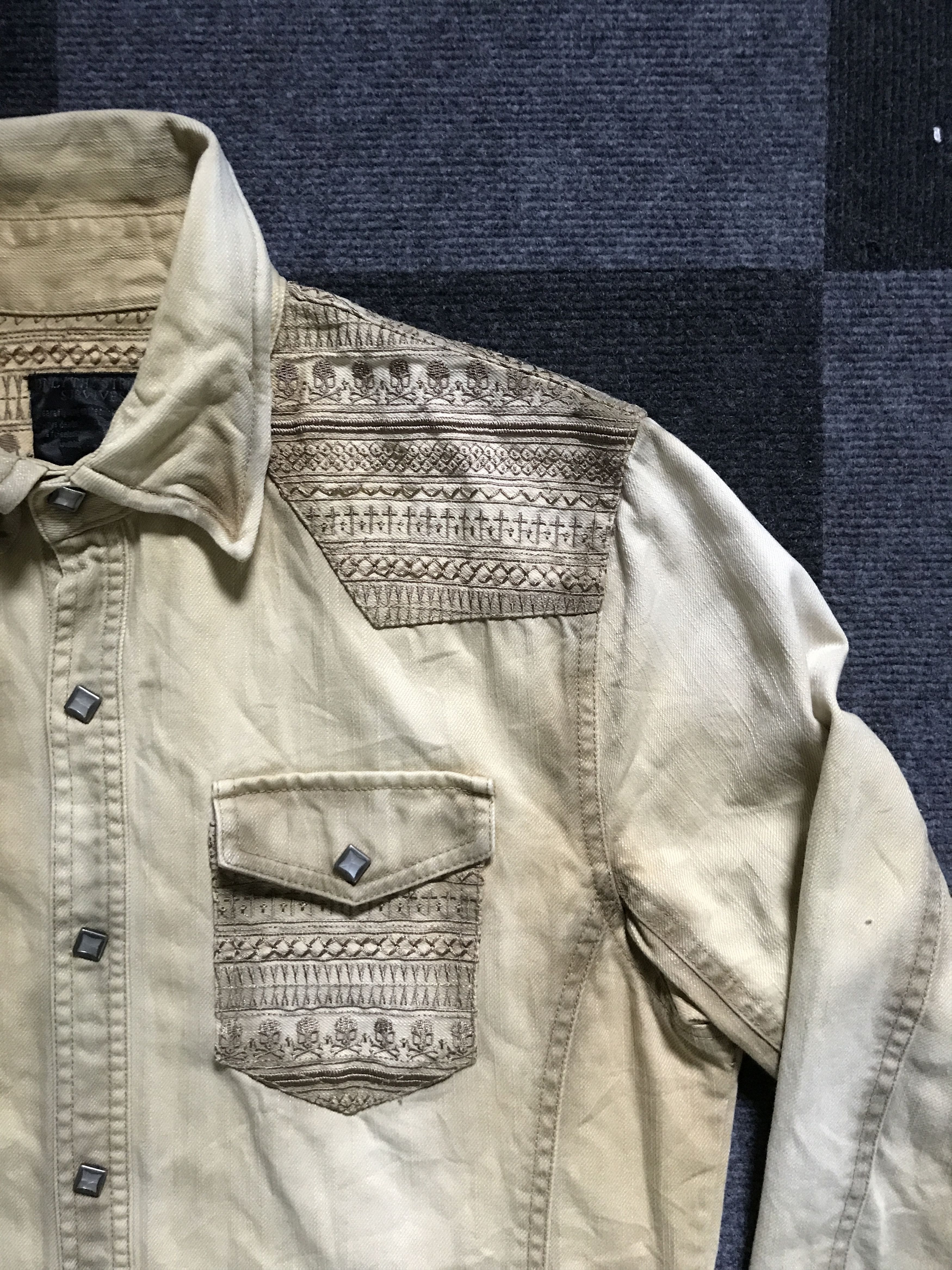 Japanese Brand BUS9 in the attic Punk Seditionaries Rusty Distressed Shirt Size US M / EU 48-50 / 2 - 4 Thumbnail