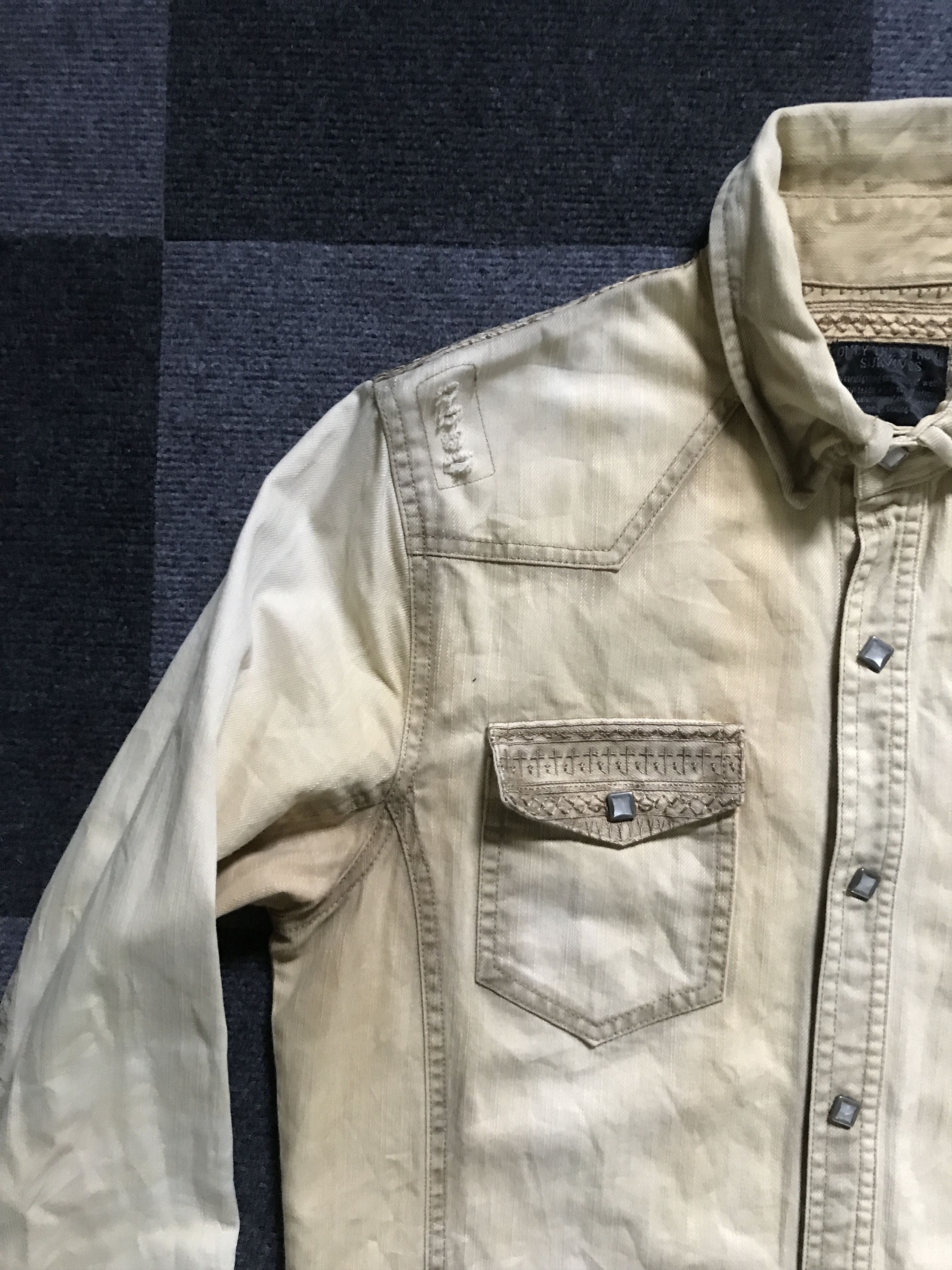 Japanese Brand BUS9 in the attic Punk Seditionaries Rusty Distressed Shirt Size US M / EU 48-50 / 2 - 5 Thumbnail