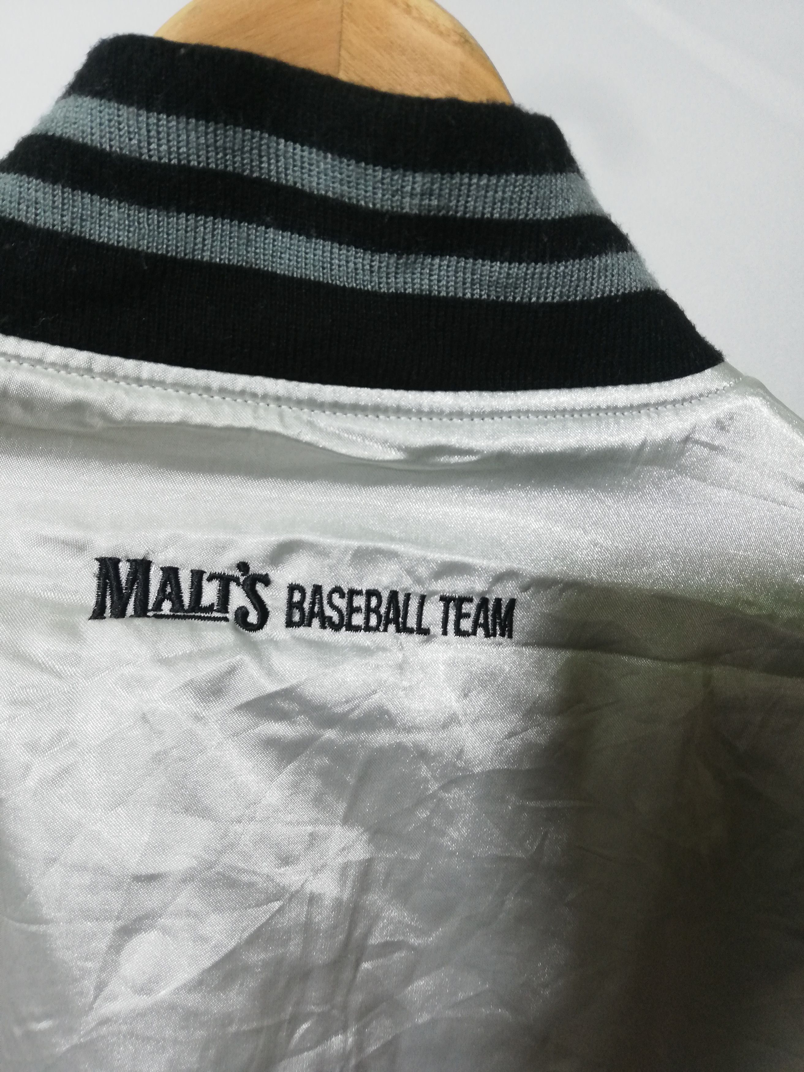 Vintage varsity jacket x malts, baseball team Size US L / EU 52-54 / 3 - 5 Thumbnail