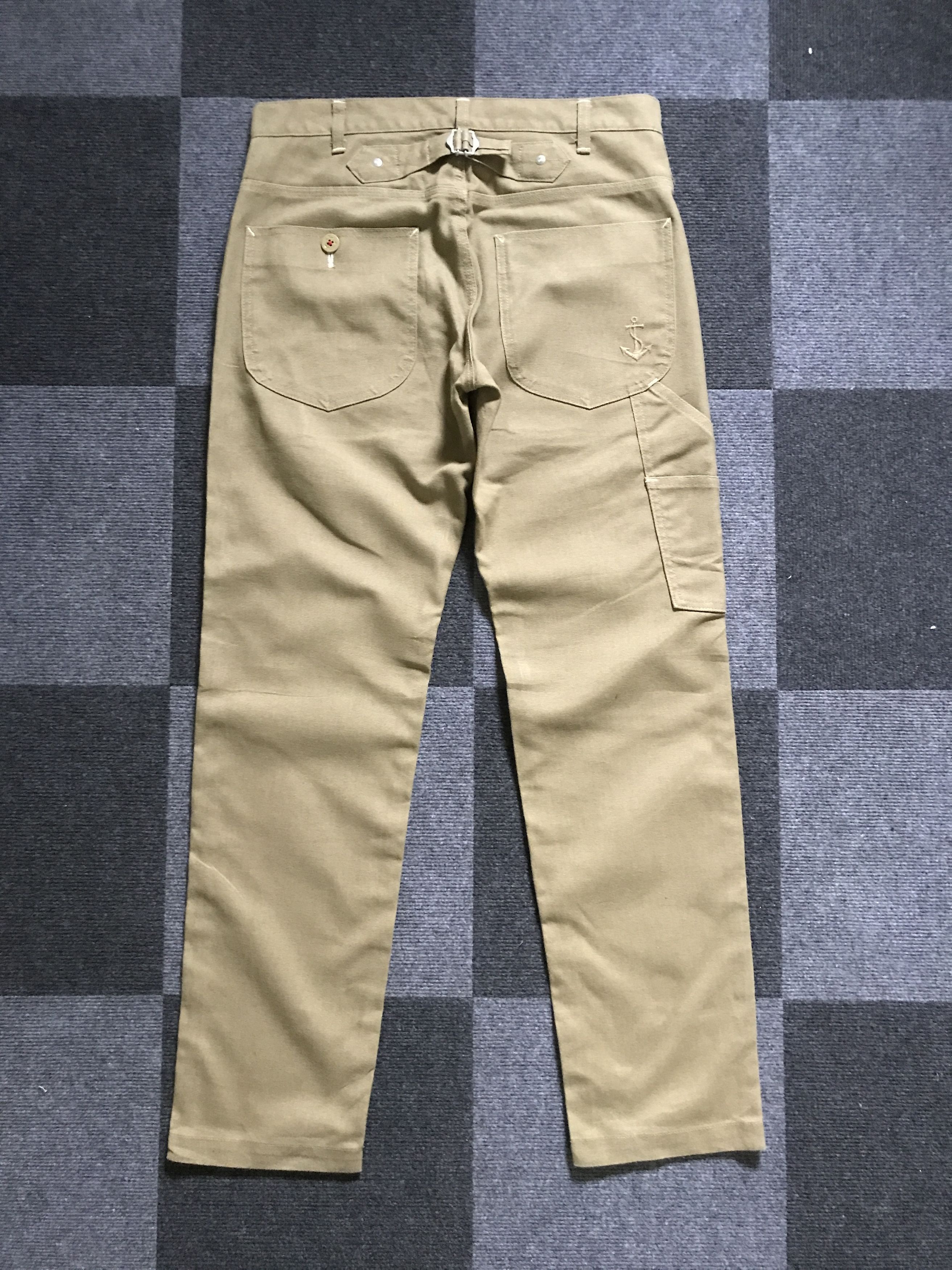 Japanese Brand CP224 Anchor Japan Light Duck Canvas Carpenter Pant Size US 32 / EU 48 - 6 Thumbnail