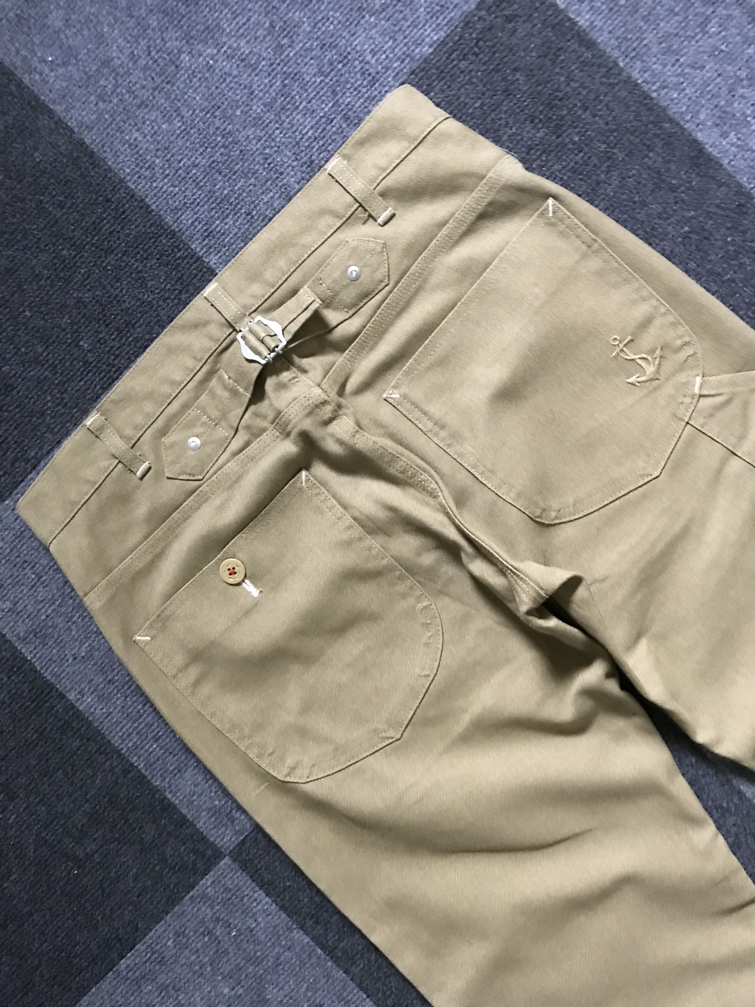 Japanese Brand CP224 Anchor Japan Light Duck Canvas Carpenter Pant Size US 32 / EU 48 - 7 Thumbnail