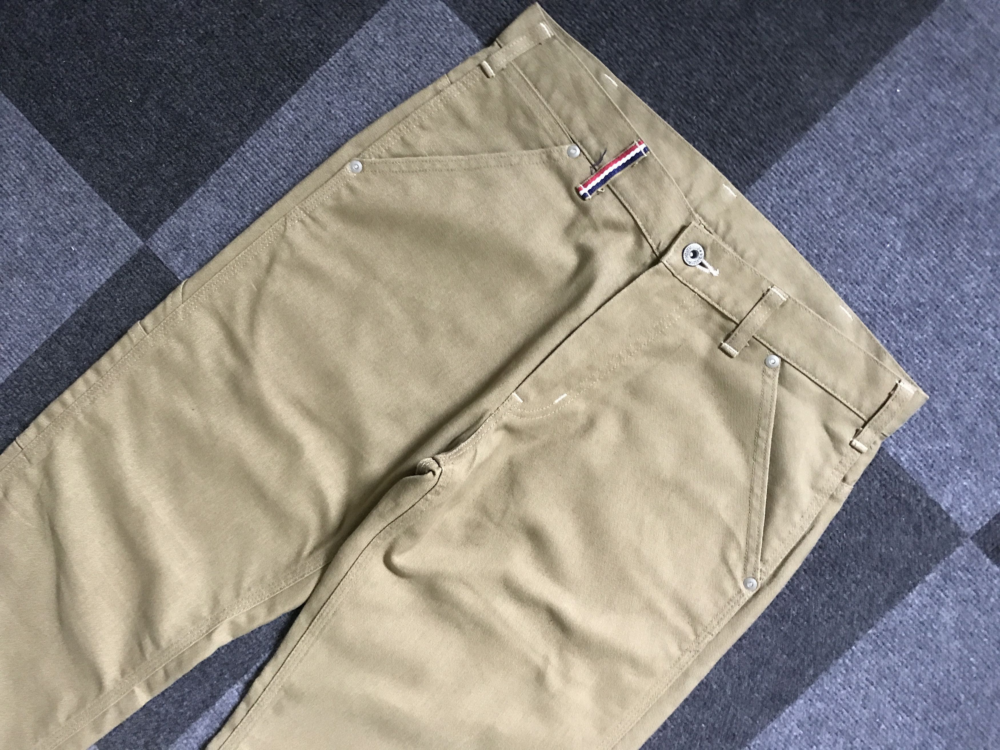 Japanese Brand CP224 Anchor Japan Light Duck Canvas Carpenter Pant Size US 32 / EU 48 - 2 Thumbnail