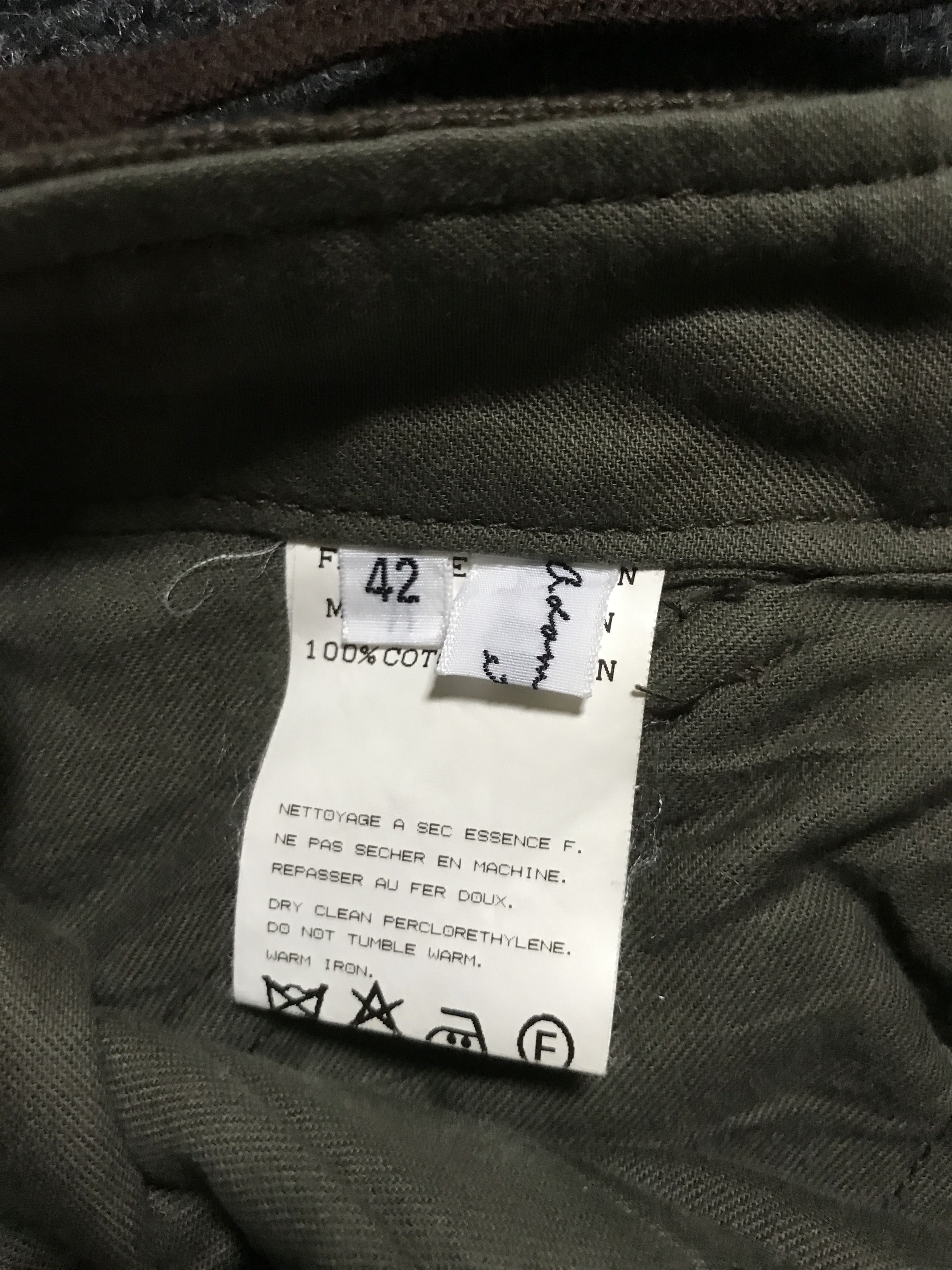 ADAM ET ROPE CP225 Adam Et Rope Japan M65 Military Linen Cargo Pant Size US 32 / EU 48 - 22 Thumbnail