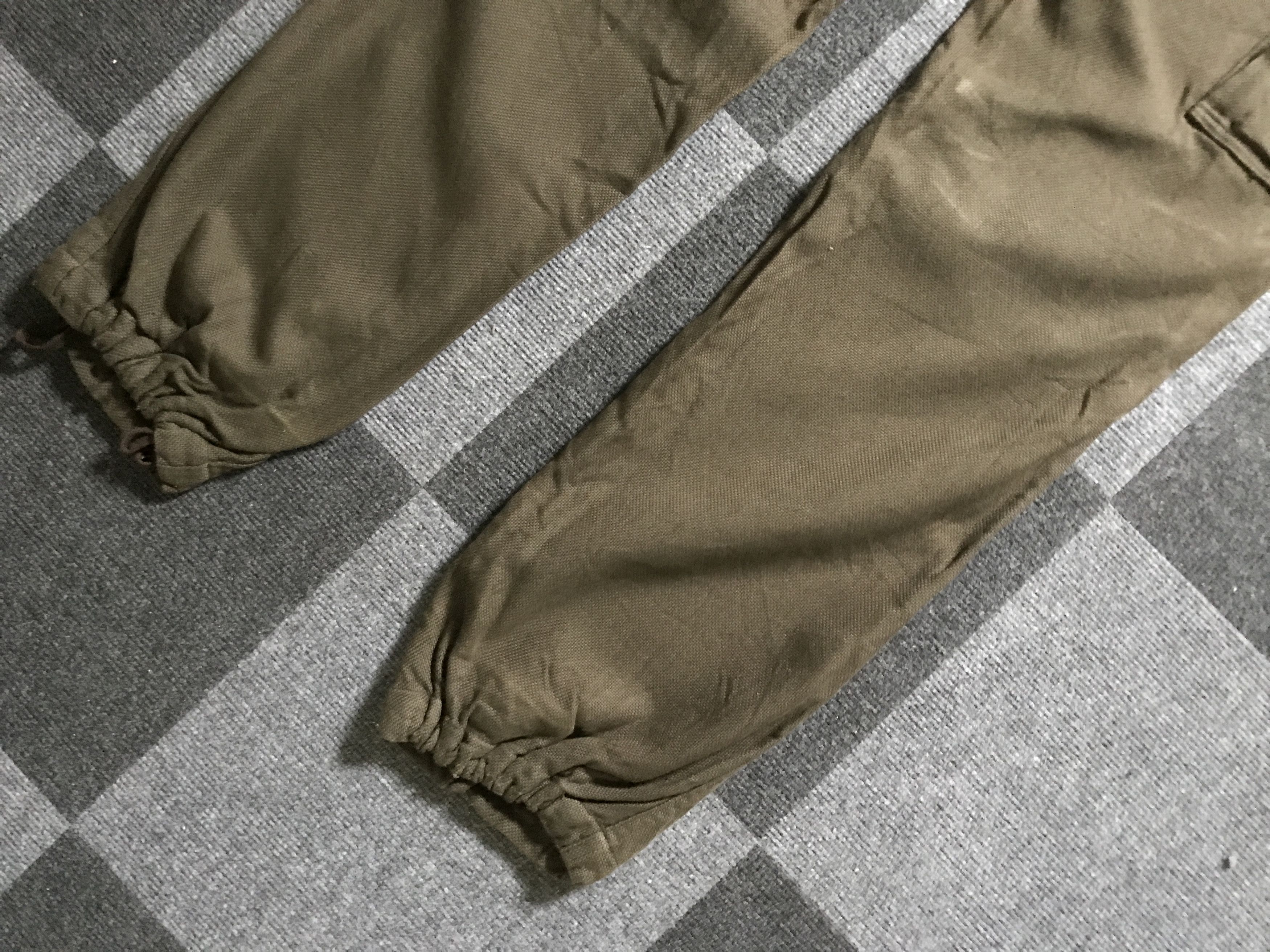 ADAM ET ROPE CP225 Adam Et Rope Japan M65 Military Linen Cargo Pant Size US 32 / EU 48 - 18 Thumbnail