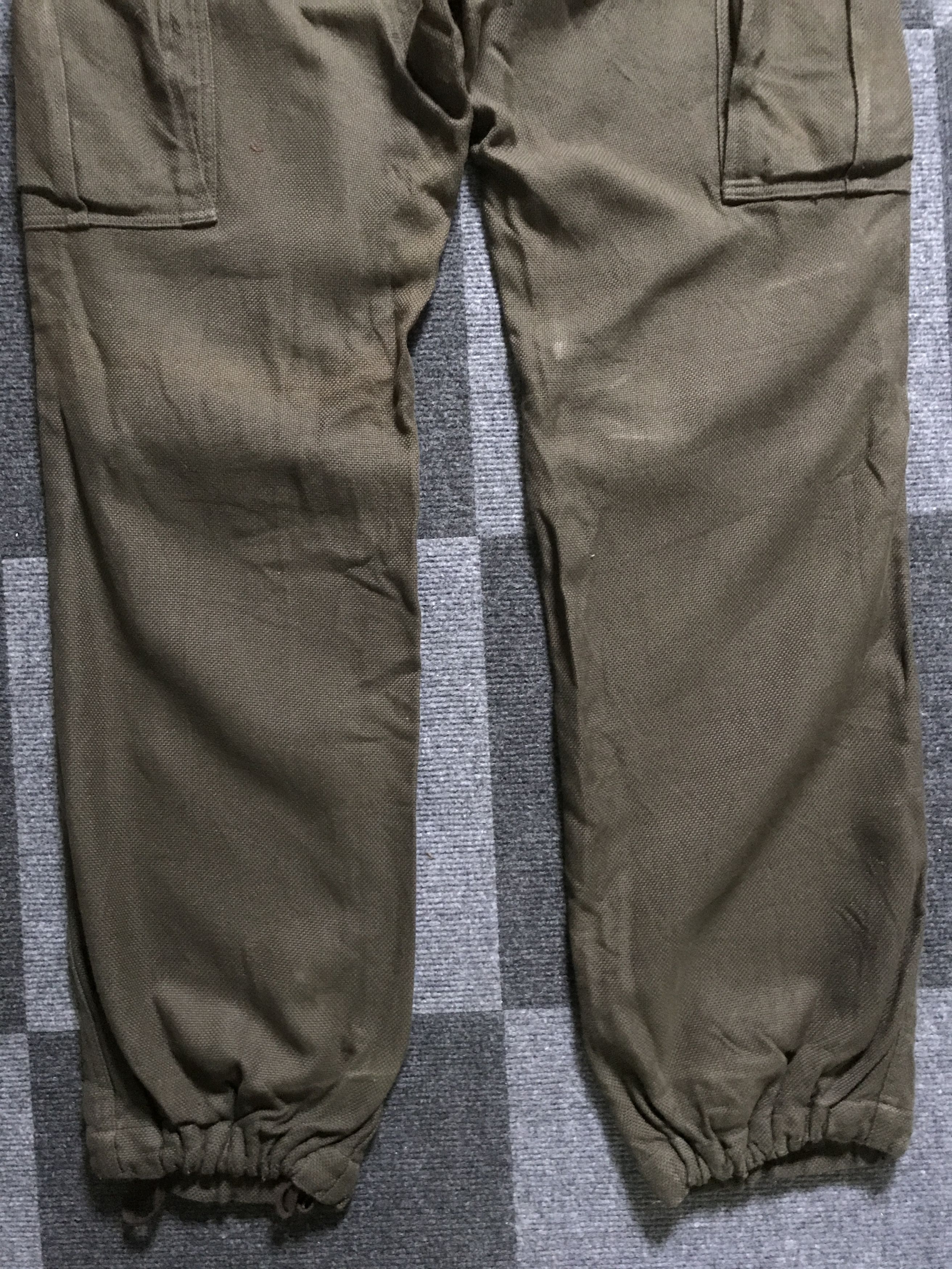 ADAM ET ROPE CP225 Adam Et Rope Japan M65 Military Linen Cargo Pant Size US 32 / EU 48 - 21 Thumbnail