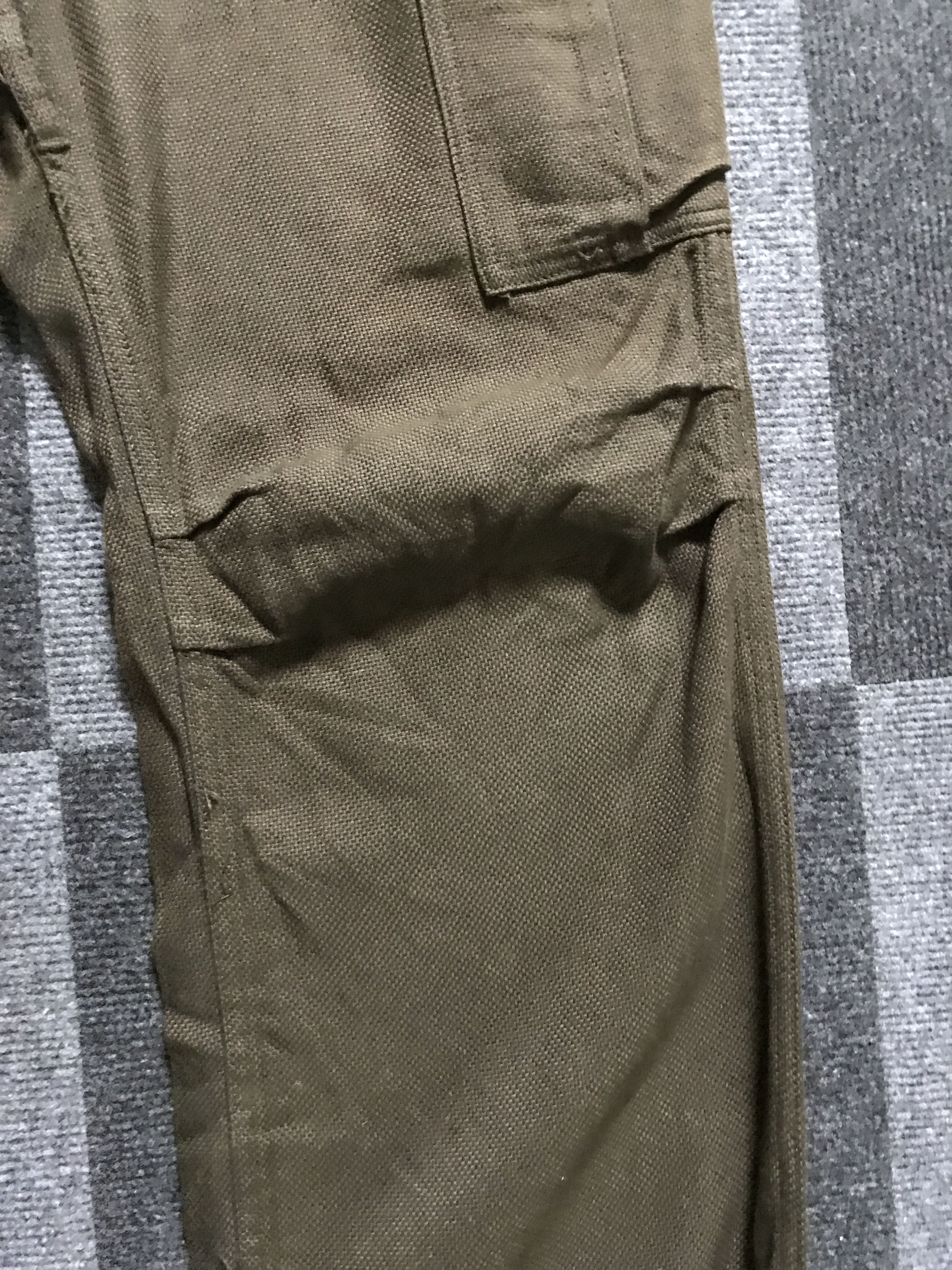 ADAM ET ROPE CP225 Adam Et Rope Japan M65 Military Linen Cargo Pant Size US 32 / EU 48 - 9 Thumbnail