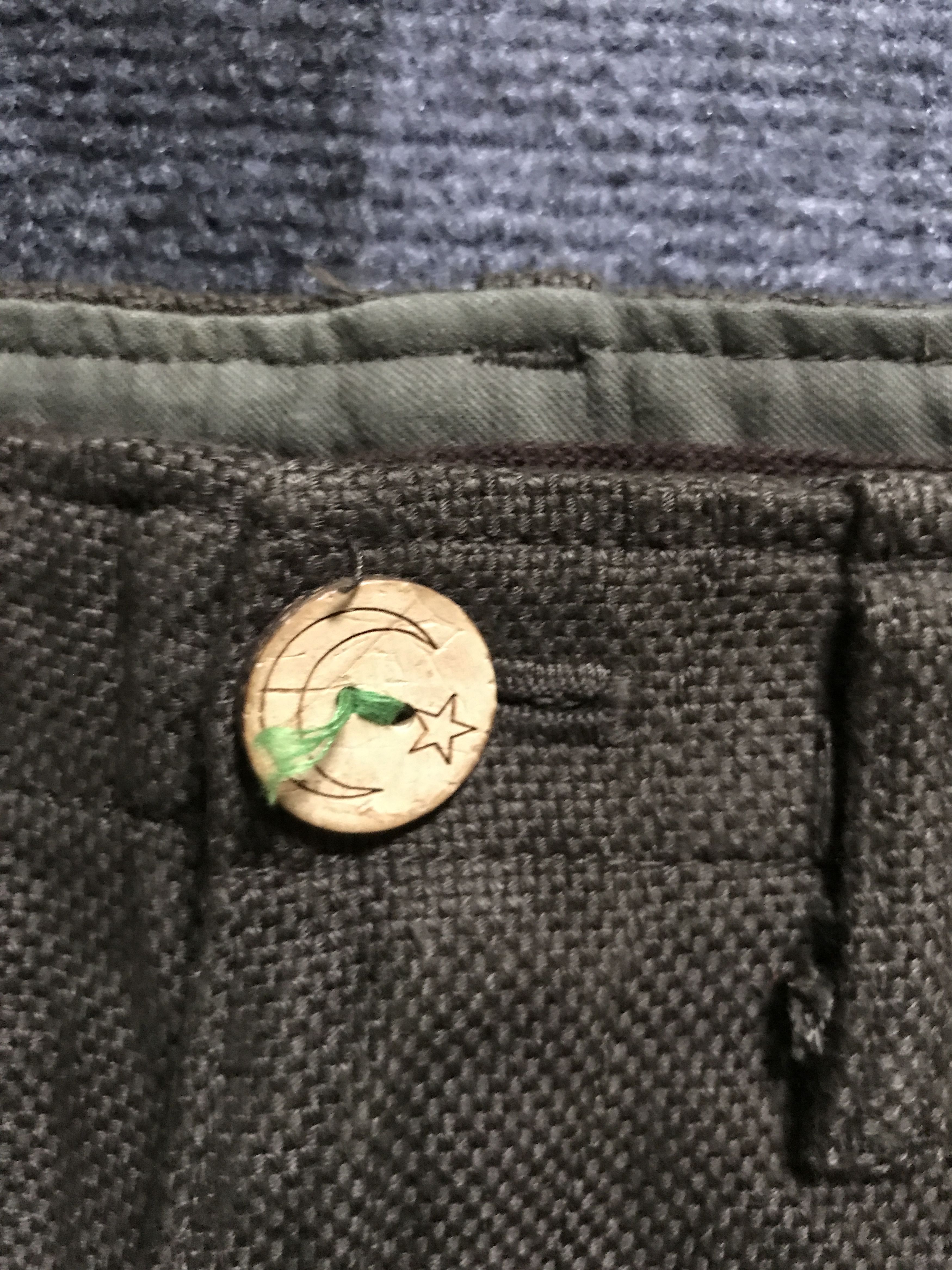 ADAM ET ROPE CP225 Adam Et Rope Japan M65 Military Linen Cargo Pant Size US 32 / EU 48 - 14 Thumbnail