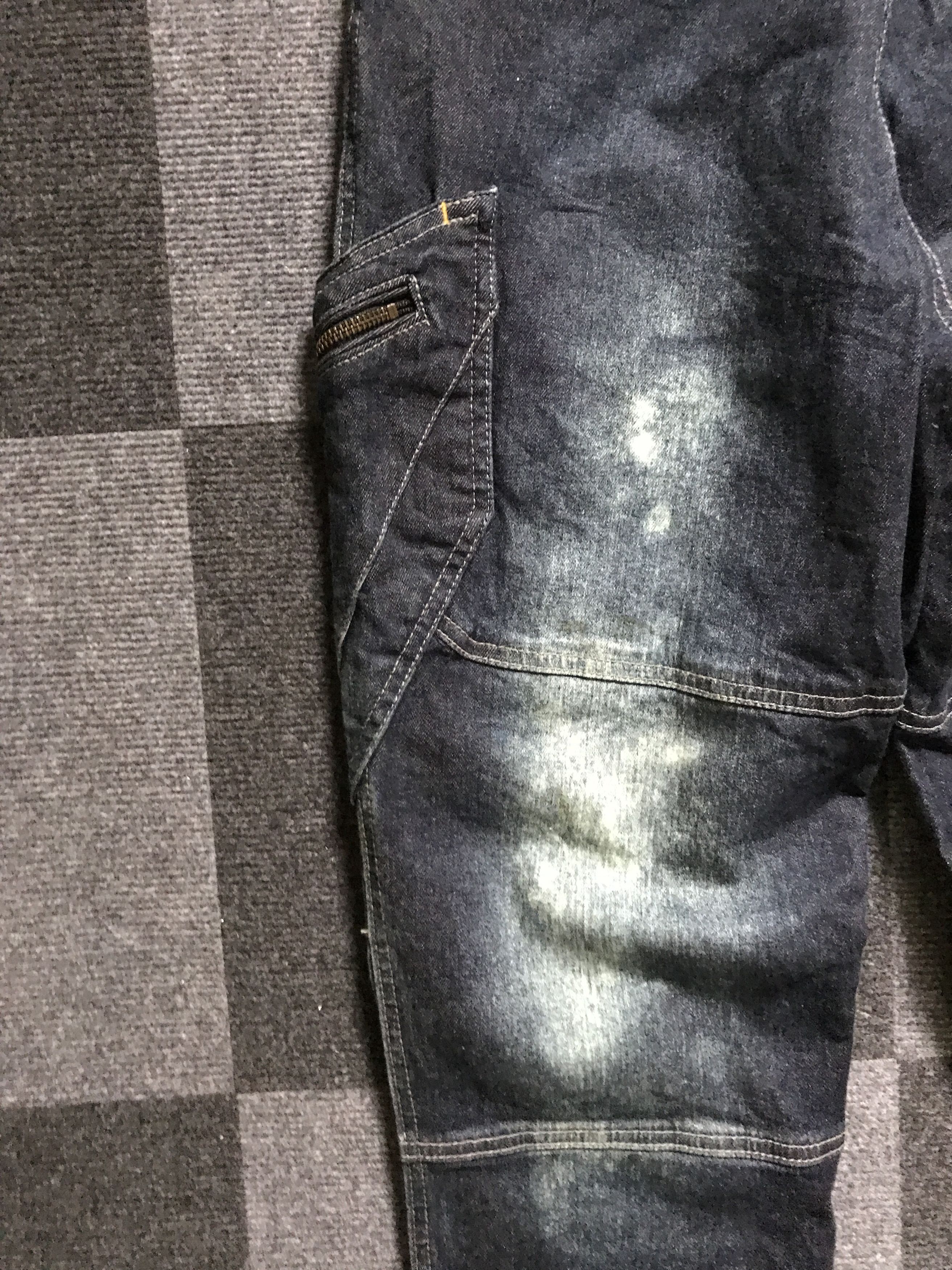 Japanese Brand CP226 TS DESIGN Stone Acid Wash Faded Cargo Pant Size US 30 / EU 46 - 15 Thumbnail