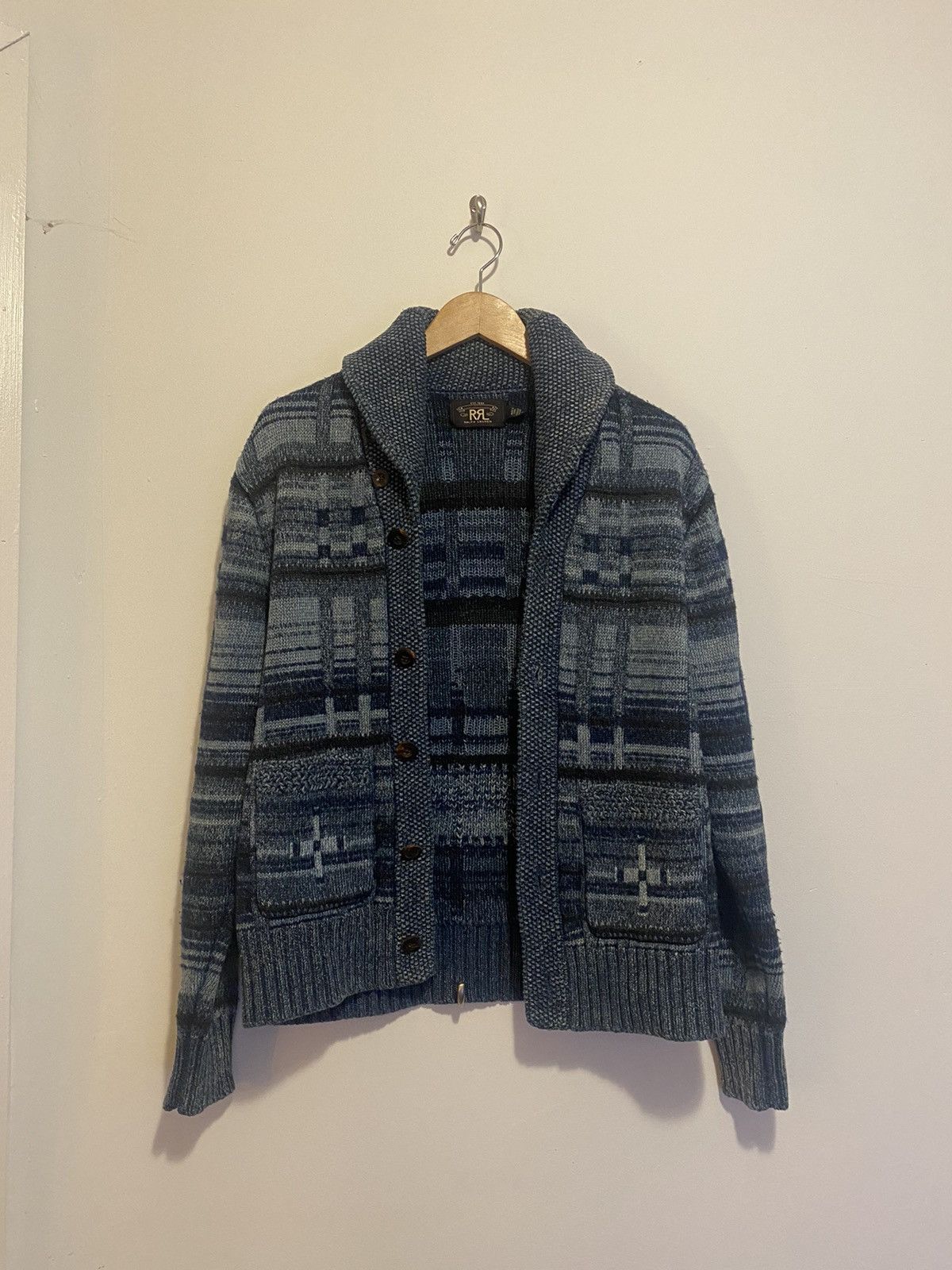 RRL Ralph Lauren RRL Indigo Ranch Cardigan | Grailed