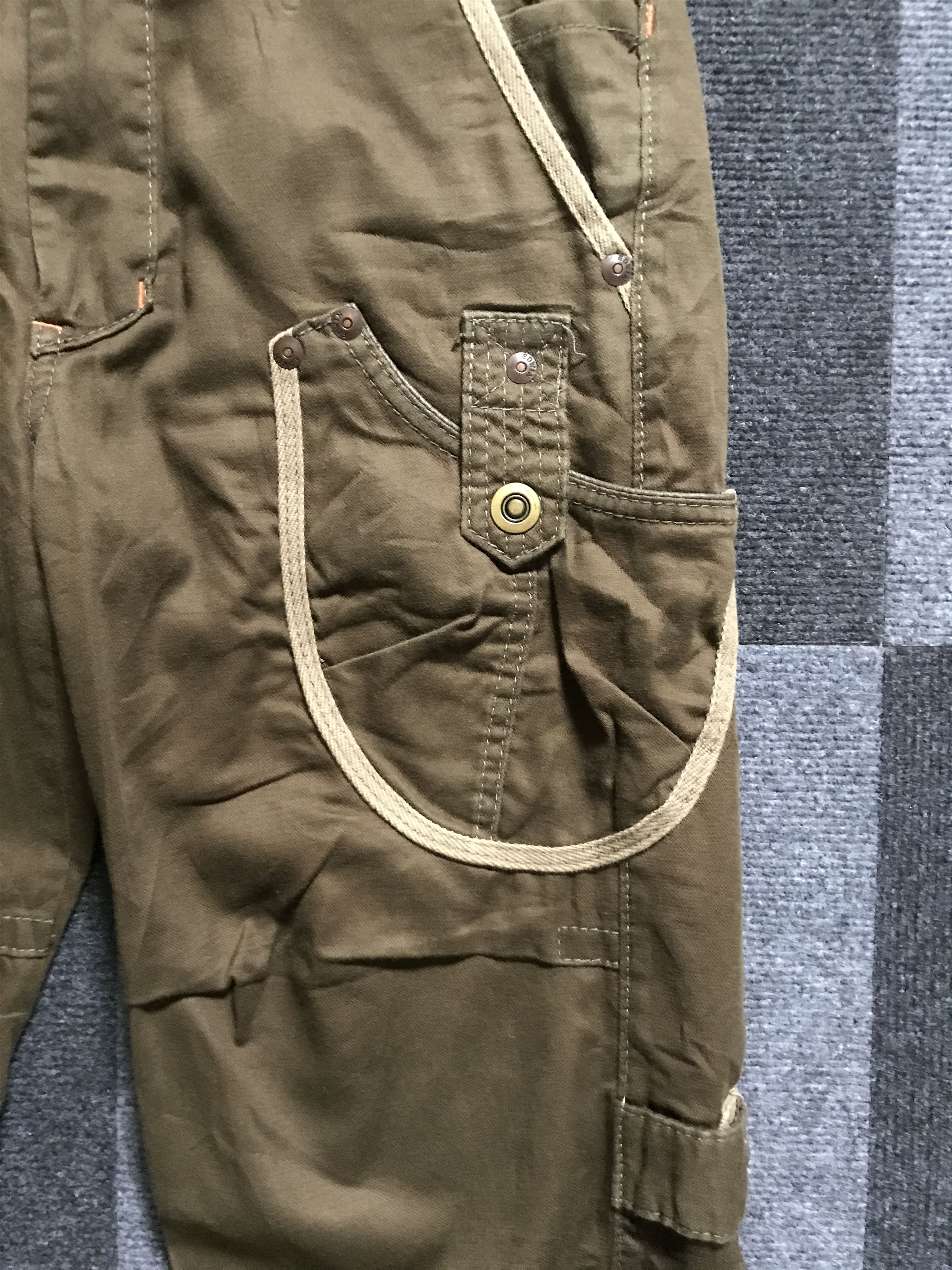Edwin CP227 EDWIN 505 Twisted Cut Rare Pocket Cargo Pant Size US 32 / EU 48 - 7 Thumbnail