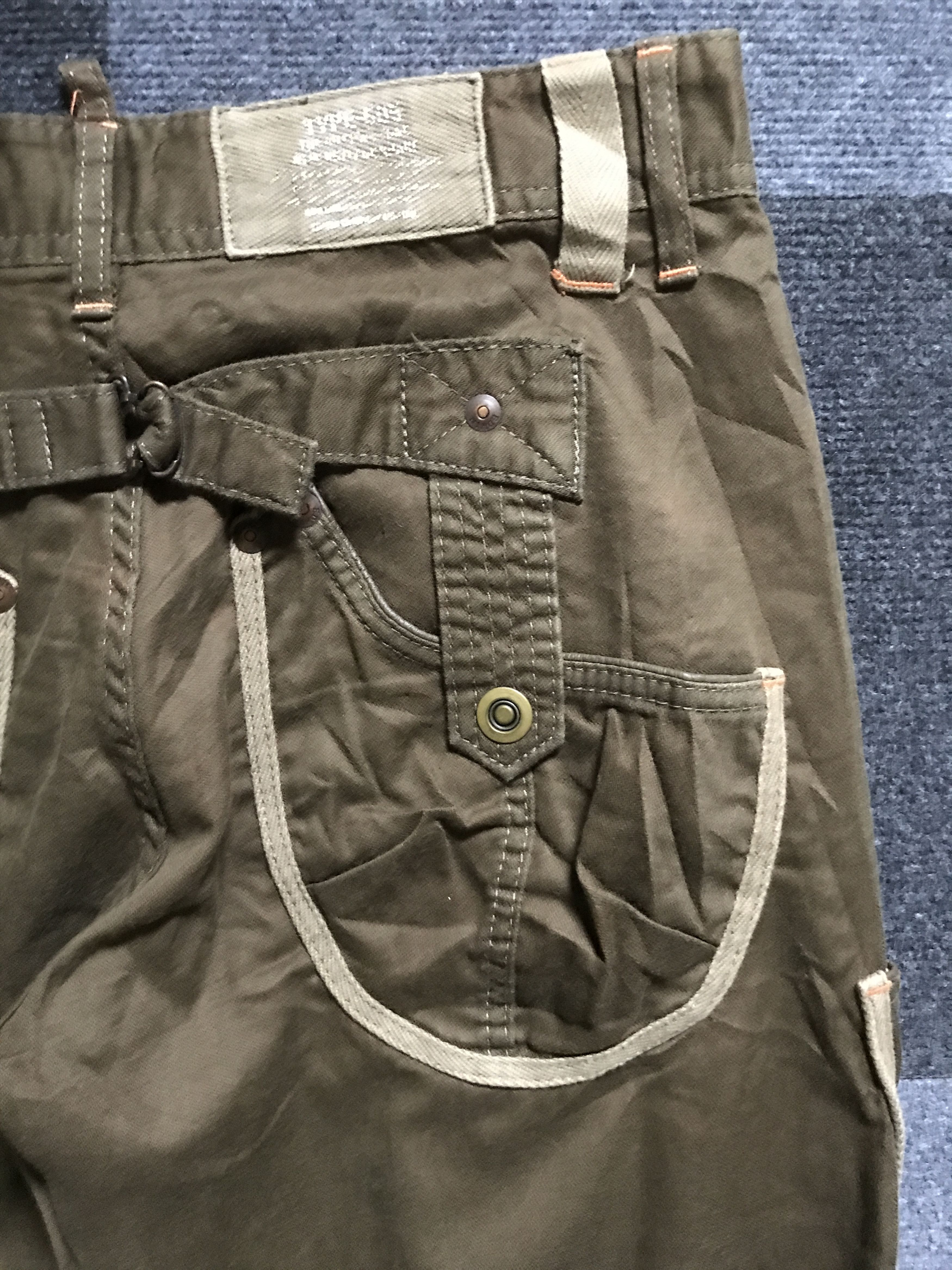 Edwin CP227 EDWIN 505 Twisted Cut Rare Pocket Cargo Pant Size US 32 / EU 48 - 16 Thumbnail