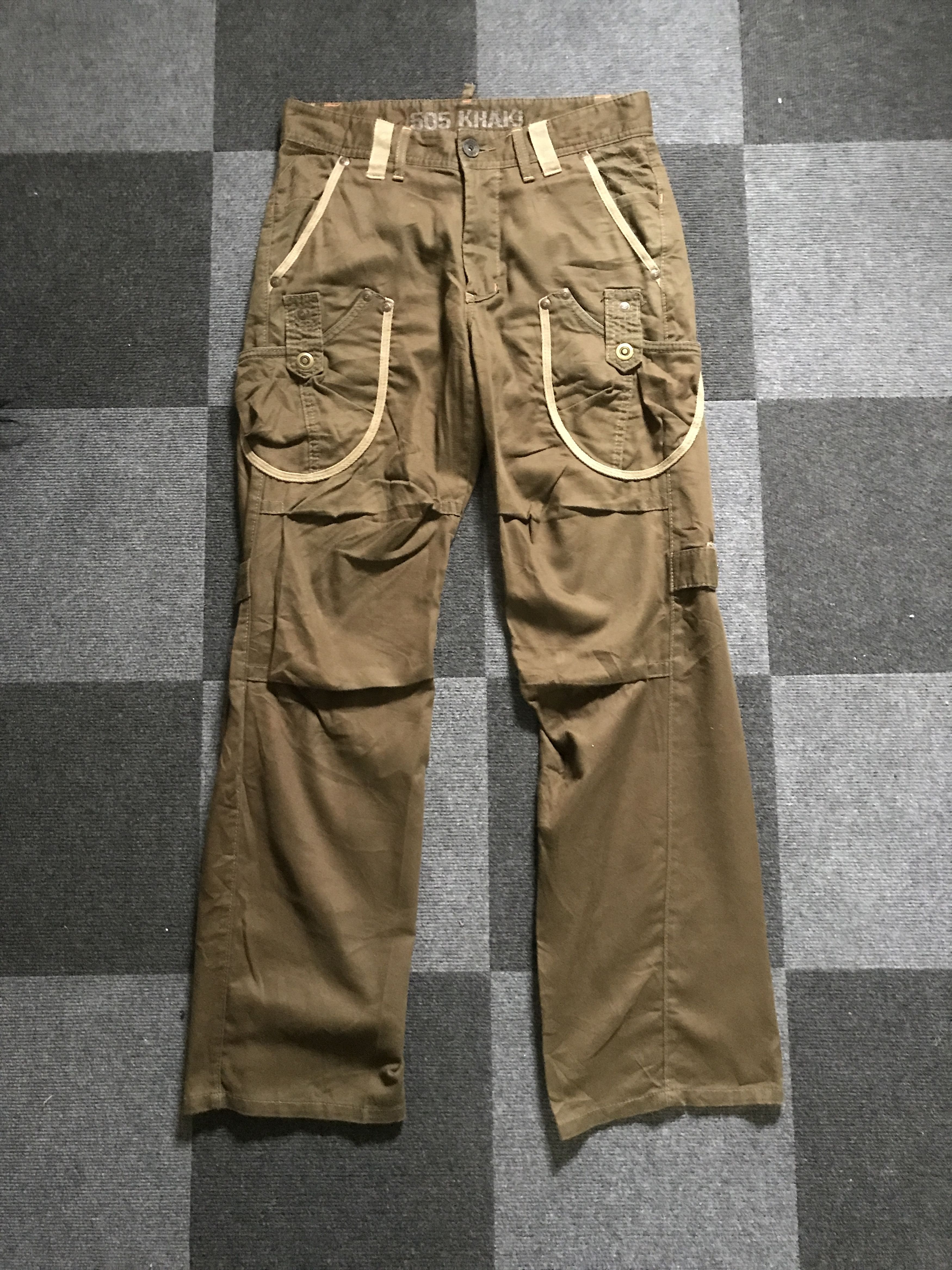Edwin CP227 EDWIN 505 Twisted Cut Rare Pocket Cargo Pant Size US 32 / EU 48 - 3 Thumbnail