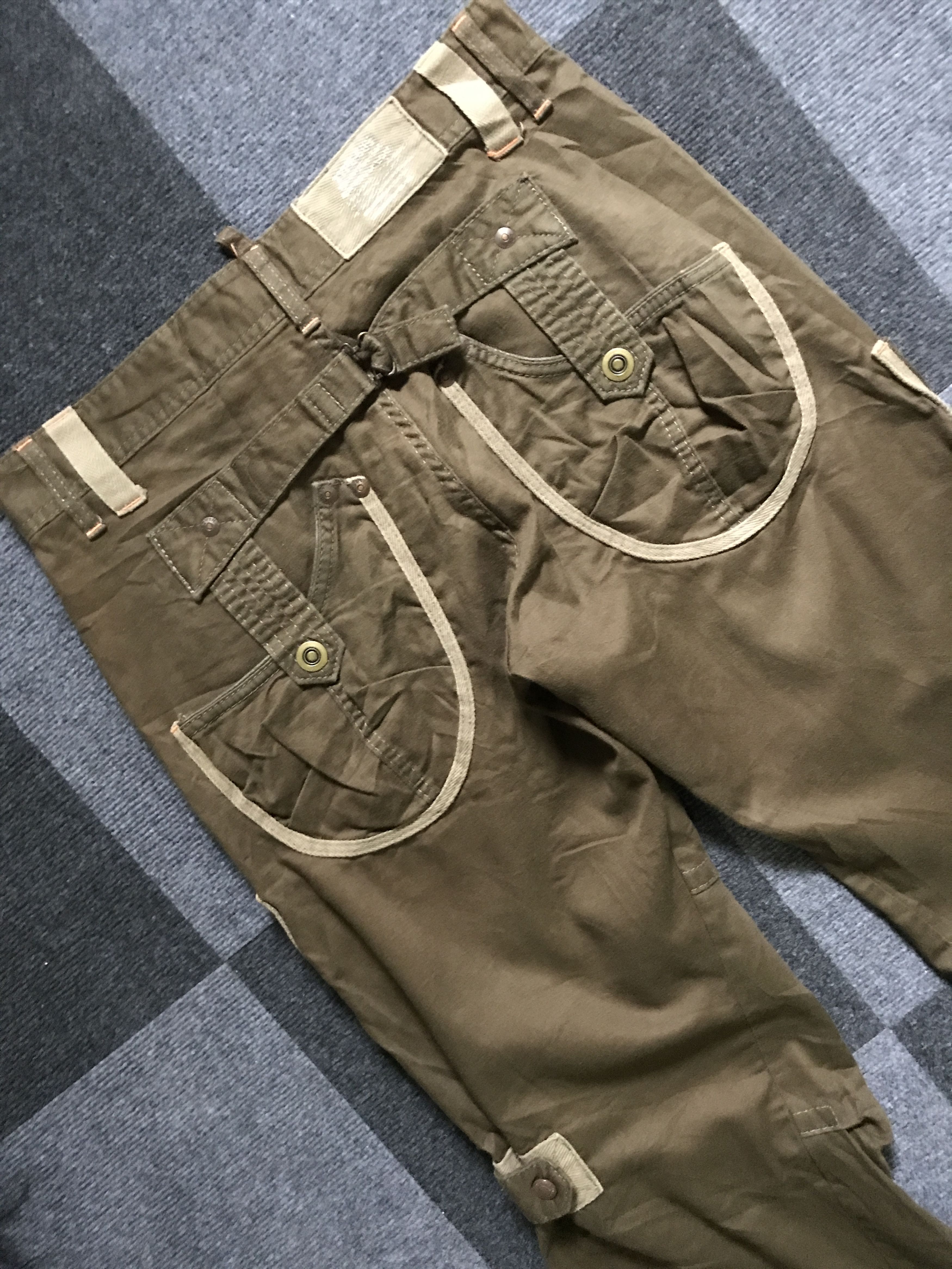 Edwin CP227 EDWIN 505 Twisted Cut Rare Pocket Cargo Pant Size US 32 / EU 48 - 11 Thumbnail