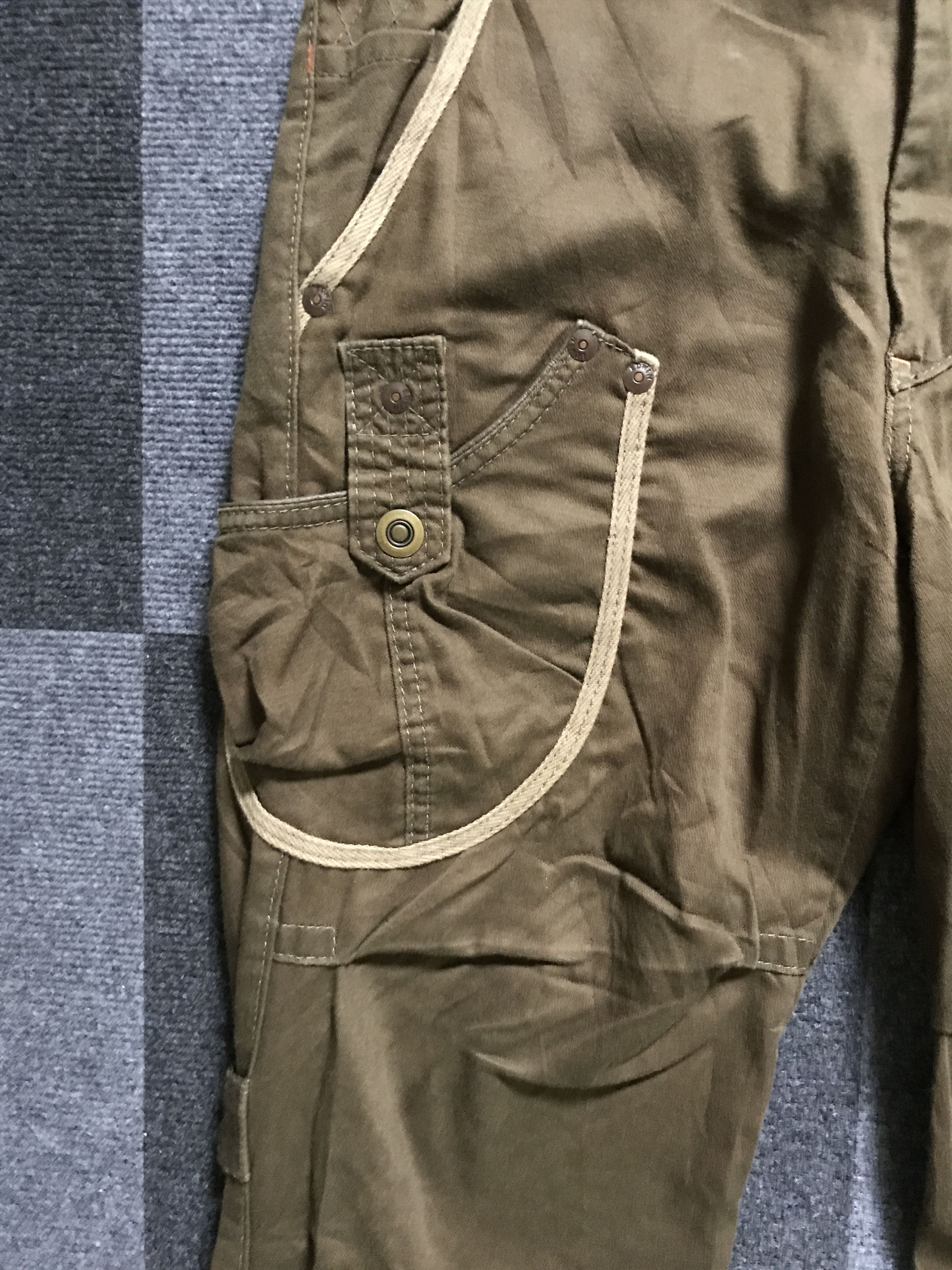 Edwin CP227 EDWIN 505 Twisted Cut Rare Pocket Cargo Pant Size US 32 / EU 48 - 8 Thumbnail