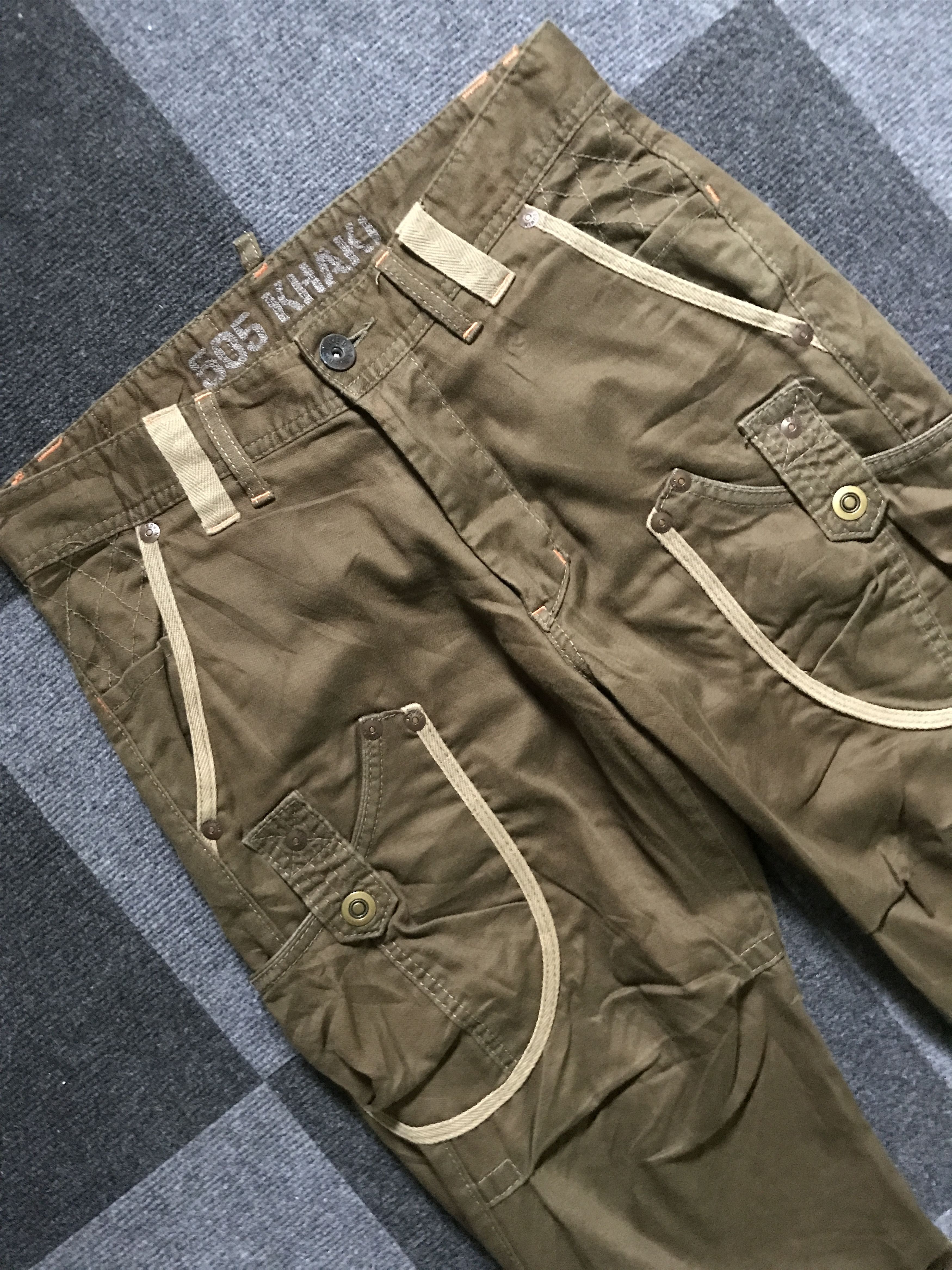 Edwin CP227 EDWIN 505 Twisted Cut Rare Pocket Cargo Pant Size US 32 / EU 48 - 4 Thumbnail