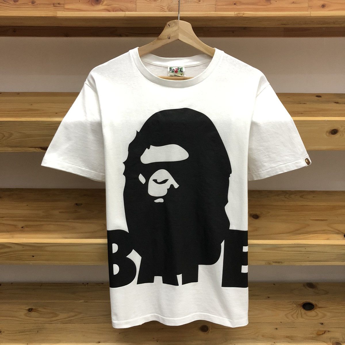 Bape Big Logo Overprint Tee