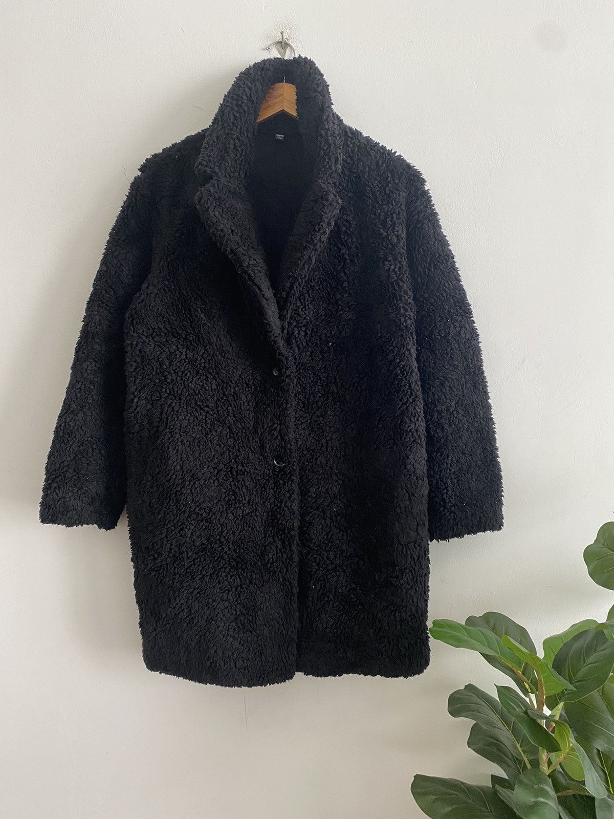 Japanese Brand × Uniqlo 💥best offer💥Uniqlo Jacket Sherpa Fur Black Colour Size US L / EU 52-54 / 3 - 3 Thumbnail