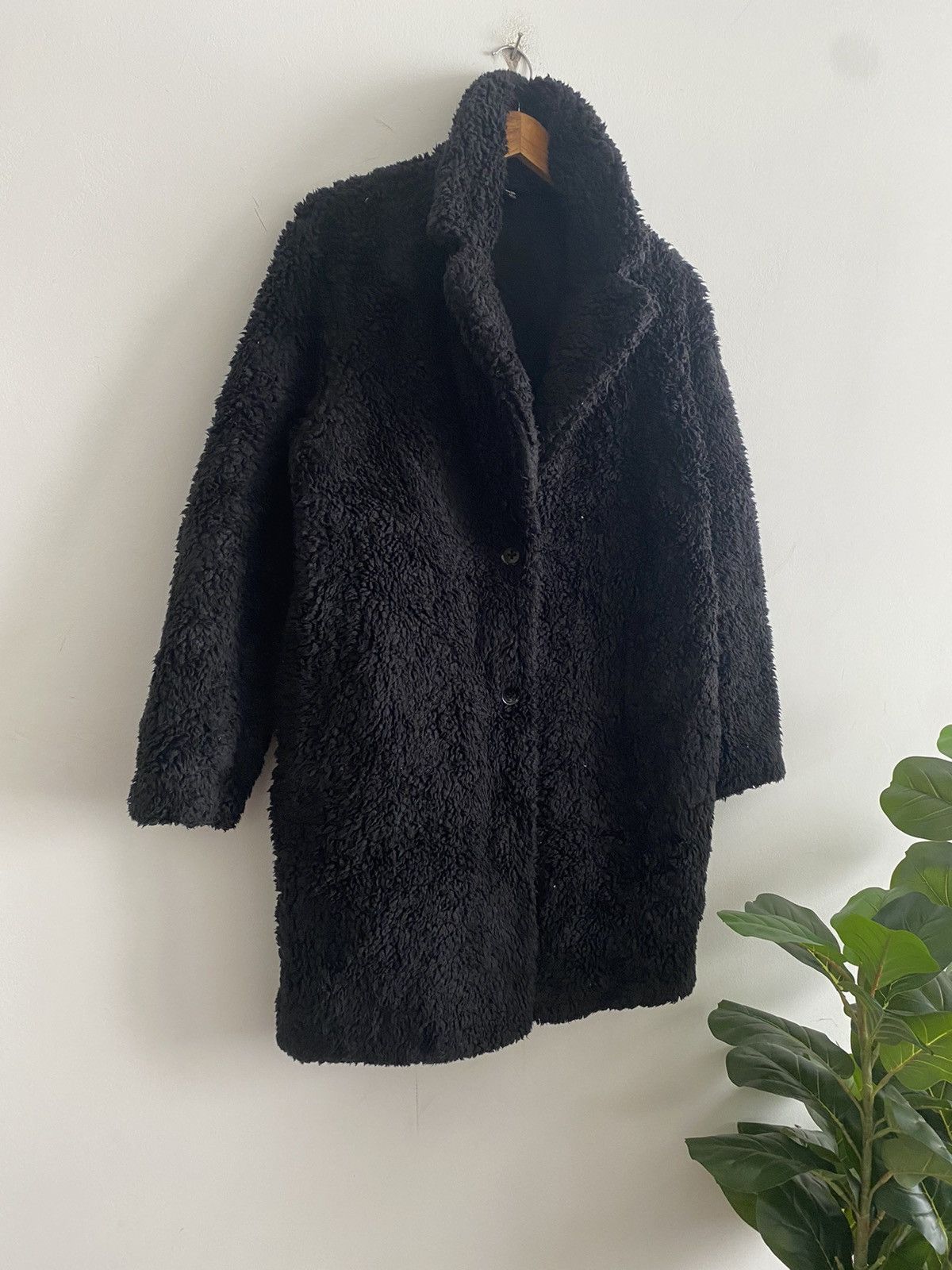 Japanese Brand × Uniqlo 💥best offer💥Uniqlo Jacket Sherpa Fur Black Colour Size US L / EU 52-54 / 3 - 5 Thumbnail