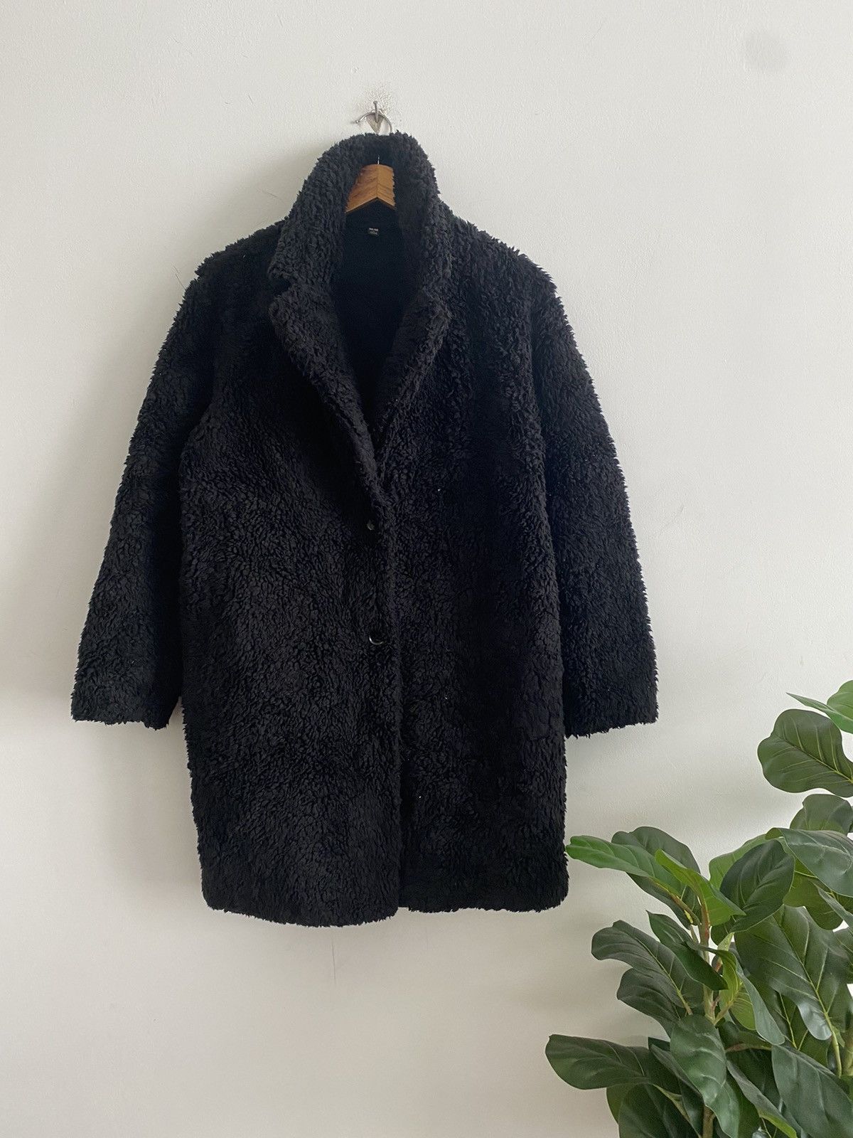 Japanese Brand × Uniqlo 💥best offer💥Uniqlo Jacket Sherpa Fur Black Colour Size US L / EU 52-54 / 3 - 6 Thumbnail